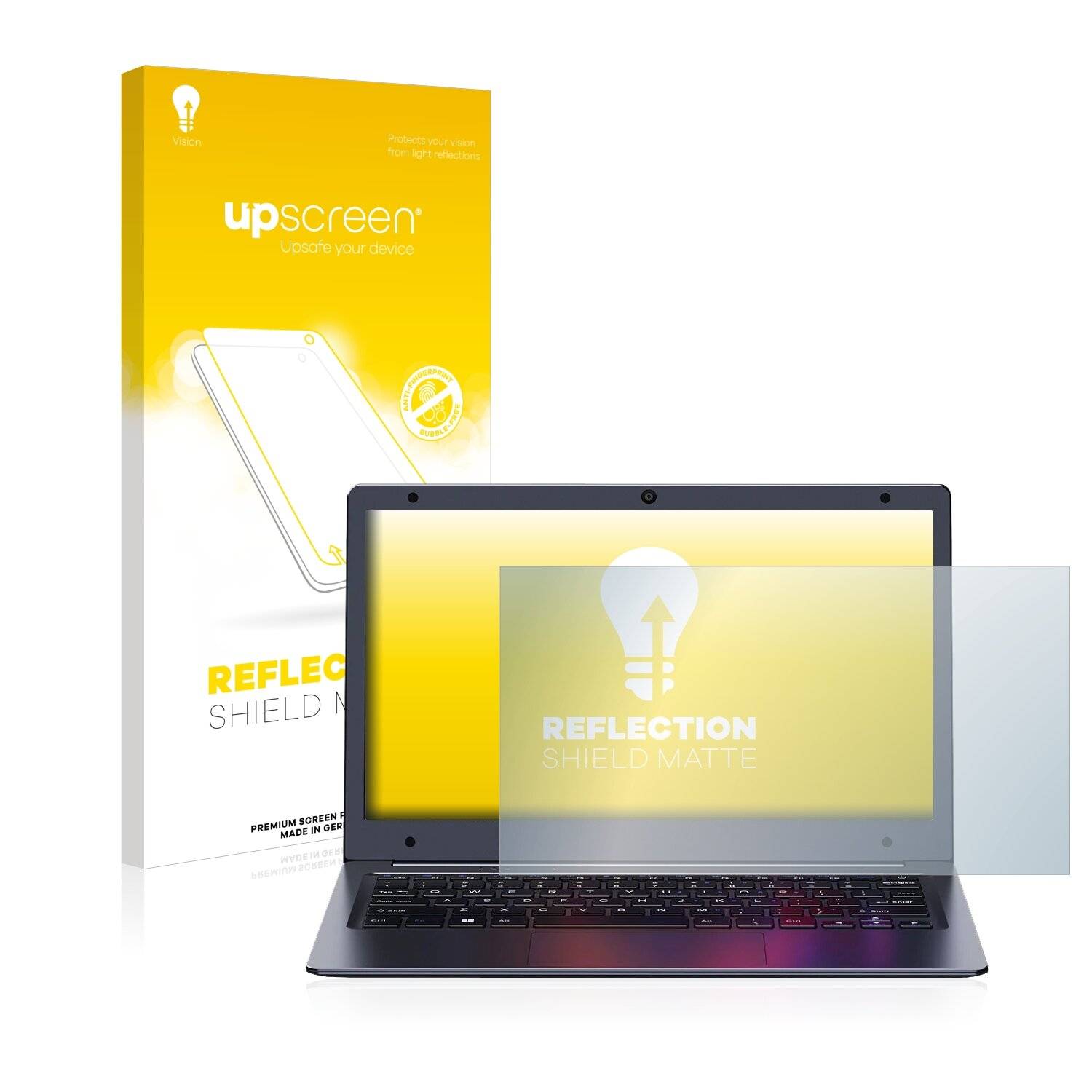 upscreen Reflection Shield Matte Premium Displayschutzfolie für Chuwi HeroBook