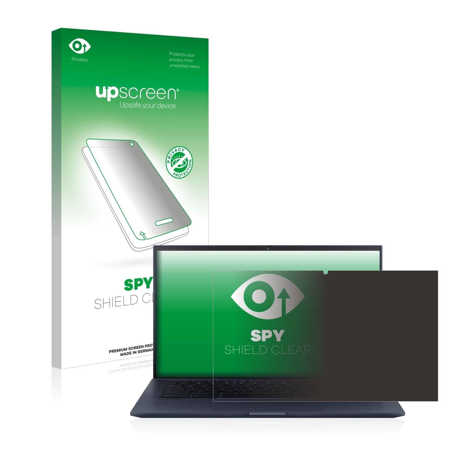 upscreen Spy Shield Clear Premium Blickschutzfolie für Asus Chromebook