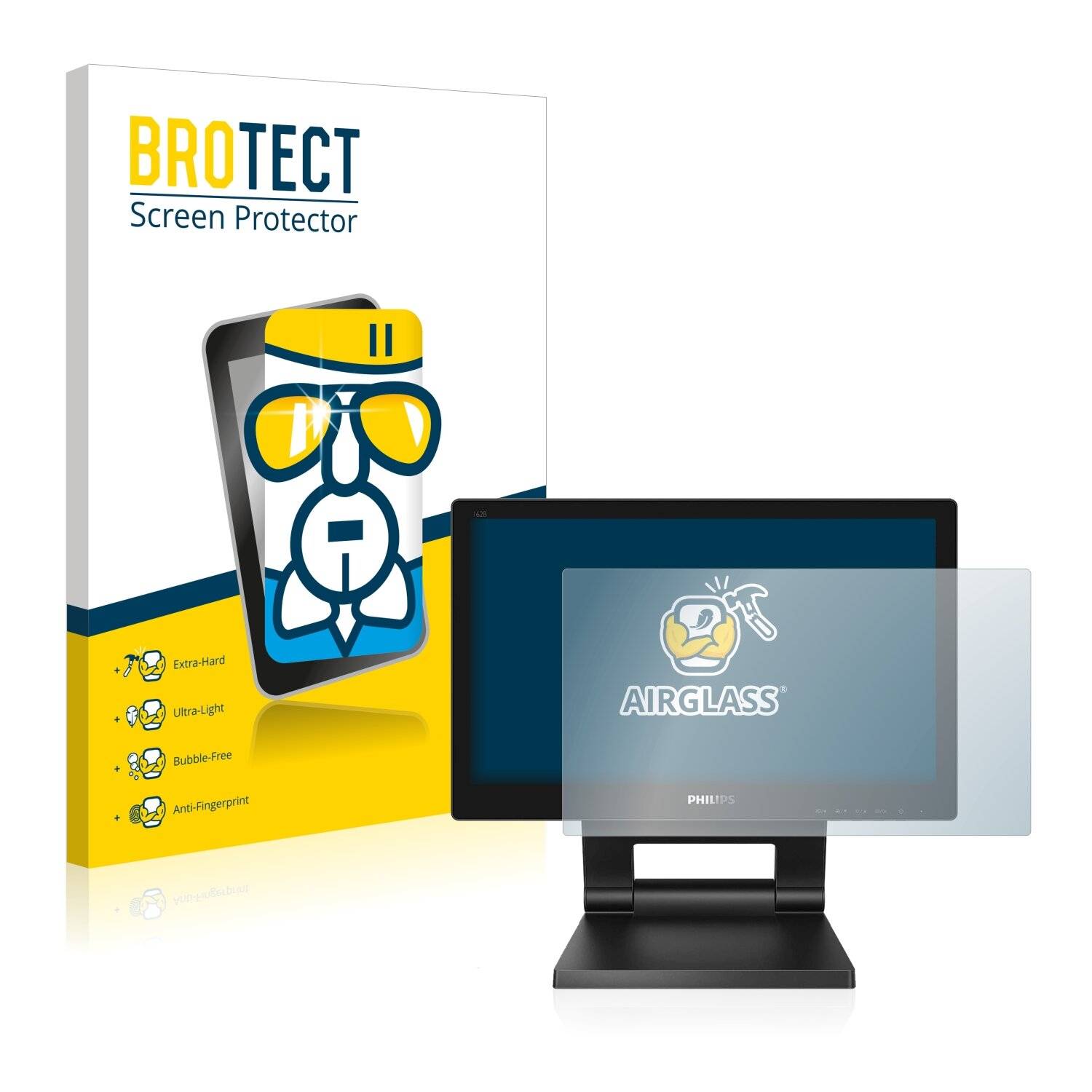 BROTECT AirGlass Schutzglas Folie für Philips