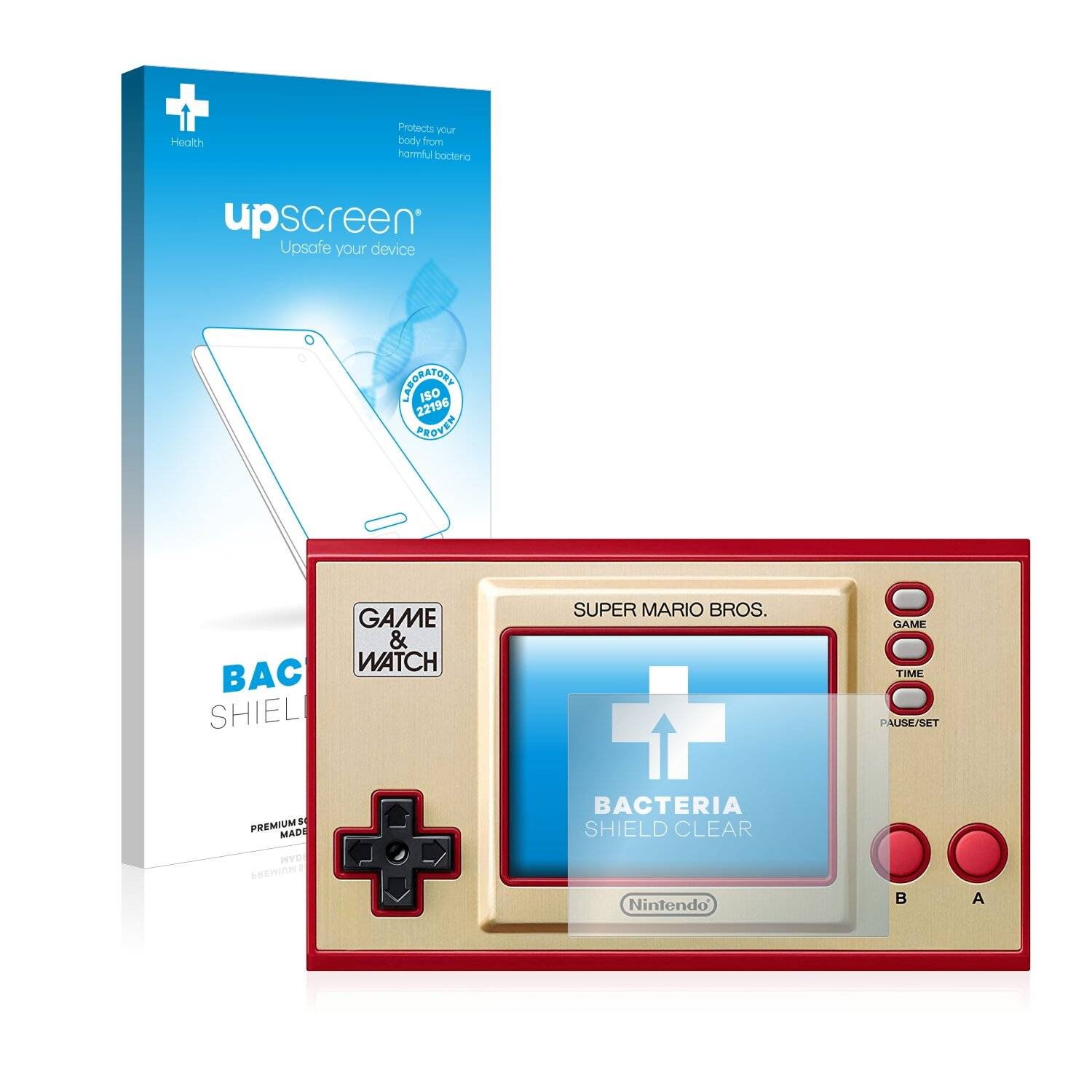 upscreen Bacteria Shield Clear Premium Antibakterielle Displayschutzfolie für Nintendo Game