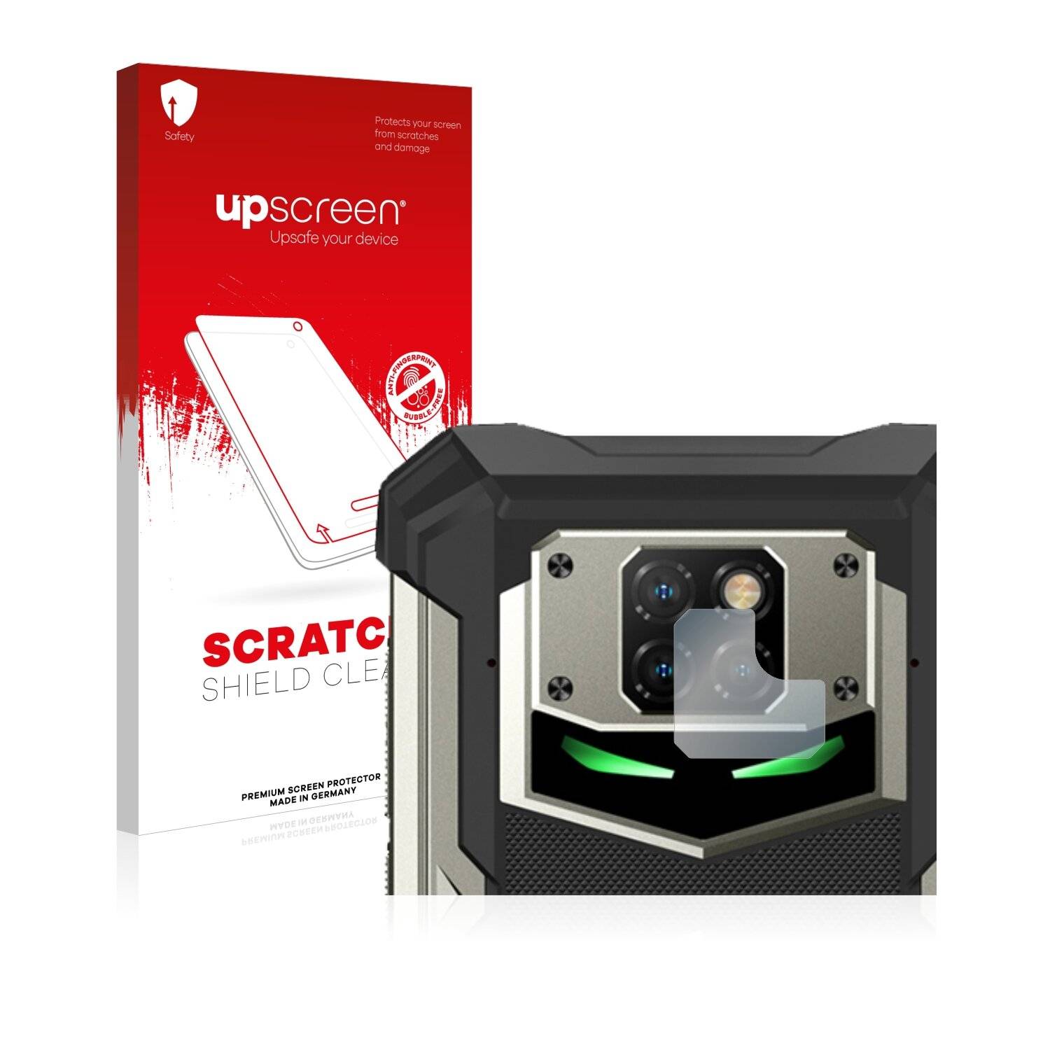 upscreen Scratch Shield Clear Premium Displayschutzfolie für Doogee S88 Plus (NUR