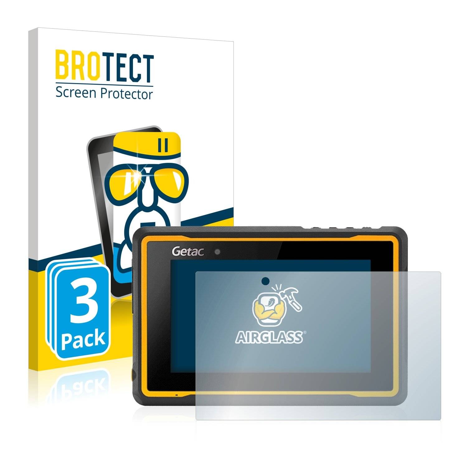 3x BROTECT AirGlass Schutzglas Folie für Gatec