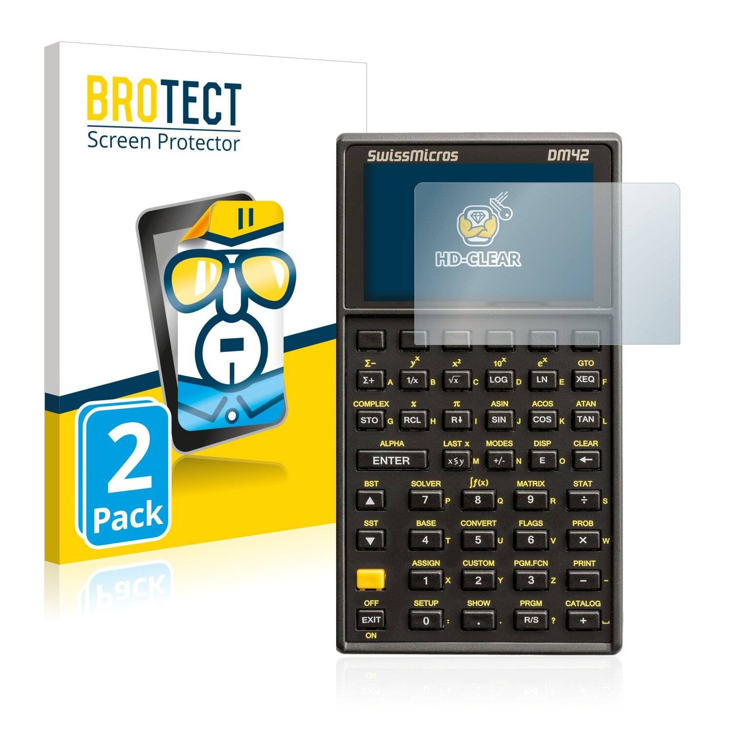 2x BROTECT HD-Clear Displayschutzfolie für SwissMicros