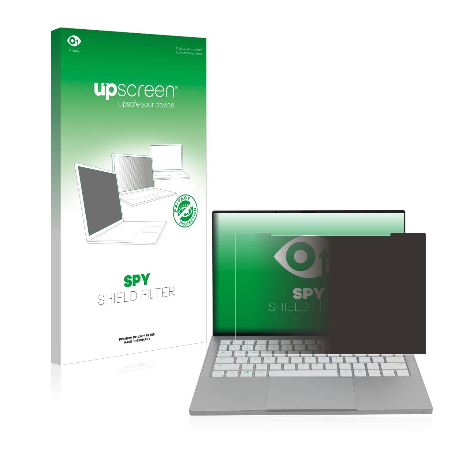 upscreen Spy Shield Filter Premium Blickschutzfilter für Razer Book