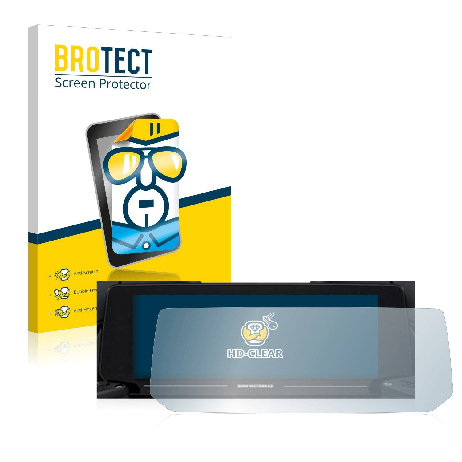 BROTECT HD-Clear Displayschutzfolie für BMW R 1250 RT 2021 Connectivity TFT