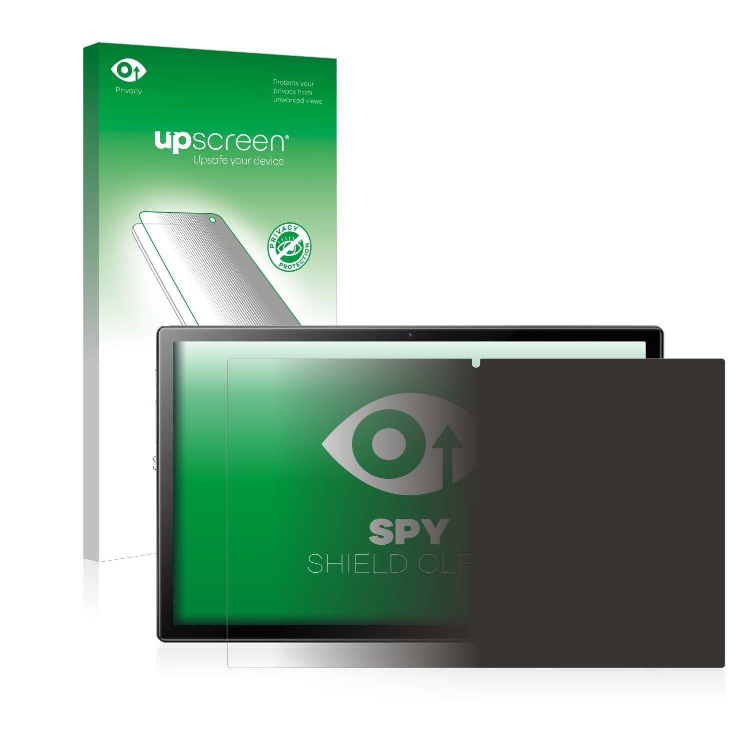 upscreen Spy Shield Clear Premium Blickschutzfolie für Blackview Oscal Pad
