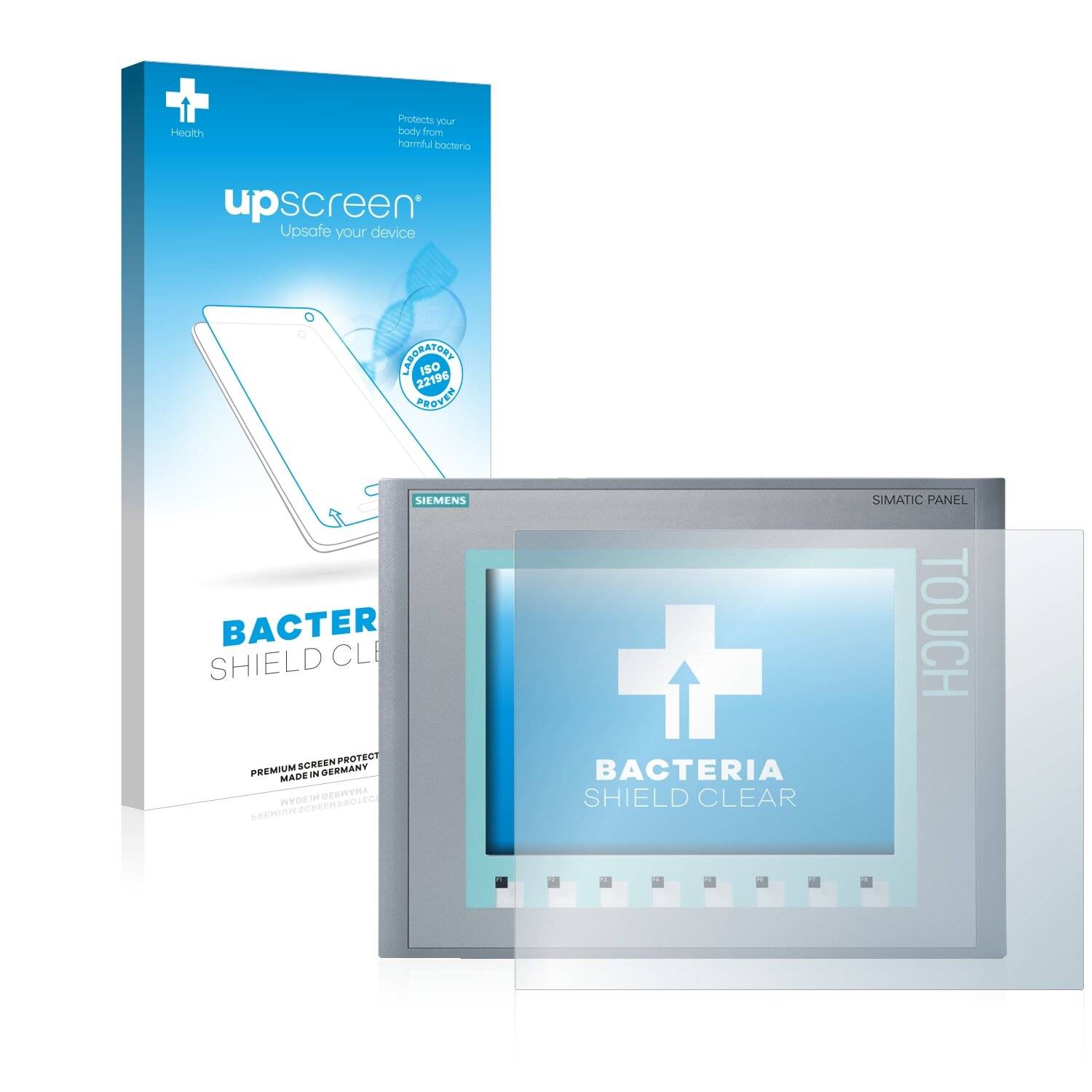upscreen Bacteria Shield Clear Premium Antibakterielle Displayschutzfolie für Siemens