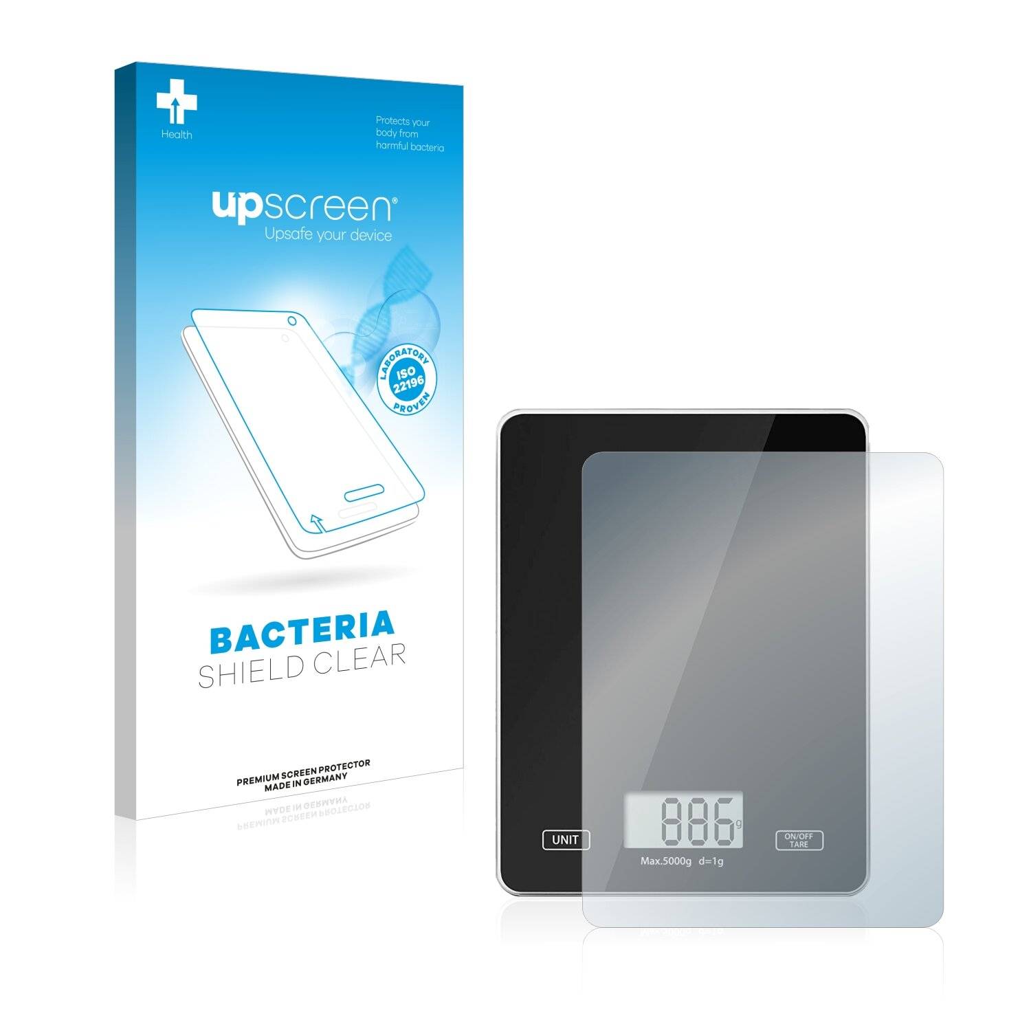 upscreen Bacteria Shield Clear Premium Antibakterielle Displayschutzfolie für Meromore