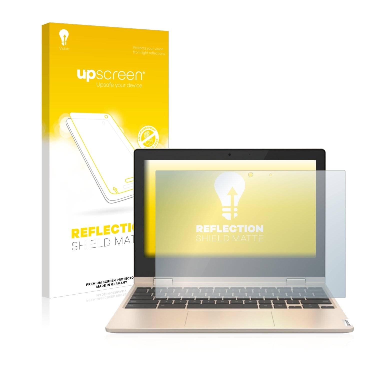 upscreen Reflection Shield Matte Premium Displayschutzfolie für Lenovo IdeaPad Flex 3