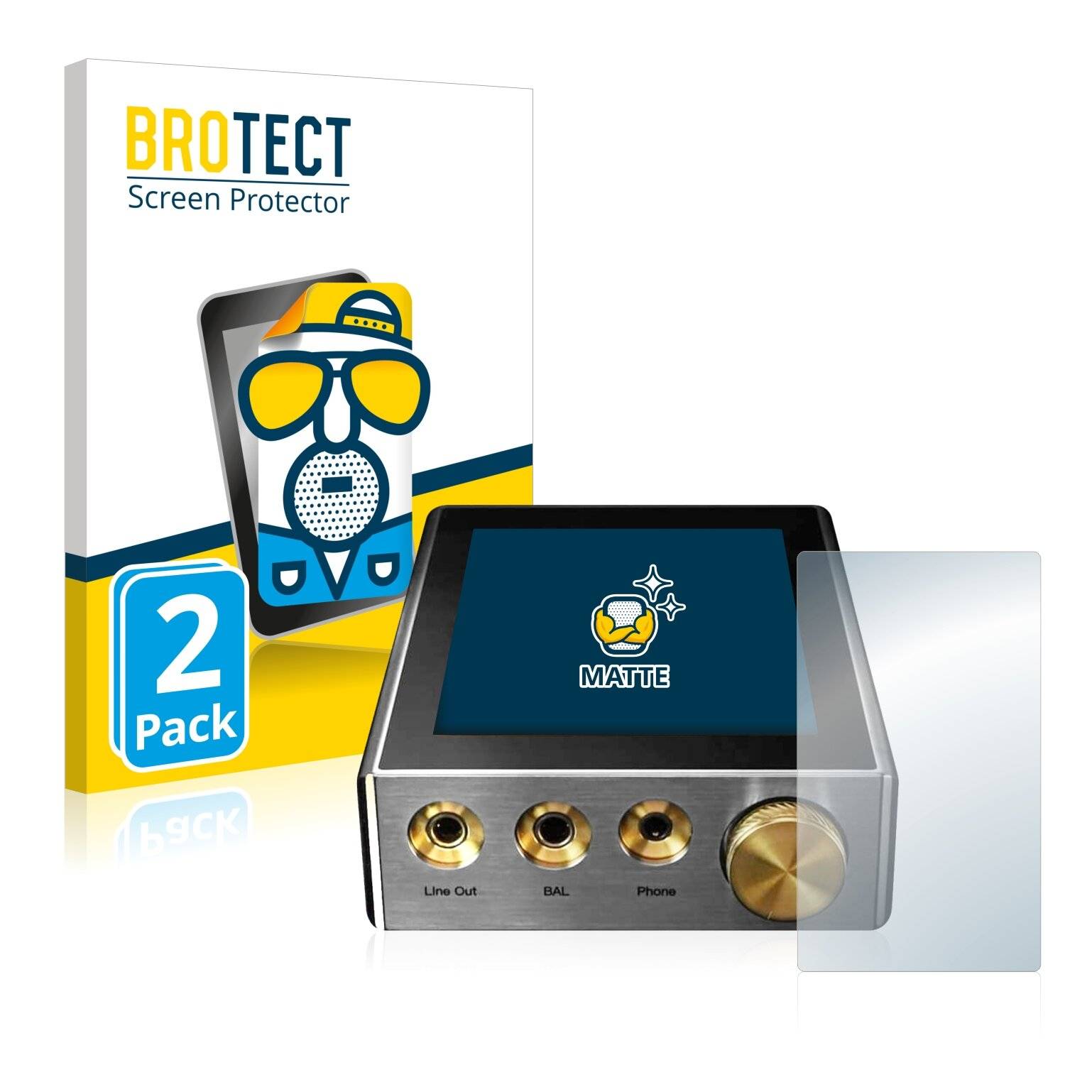 2x BROTECT Matte Displayschutzfolie für iBasso DX300Max - Entspiegelt,
