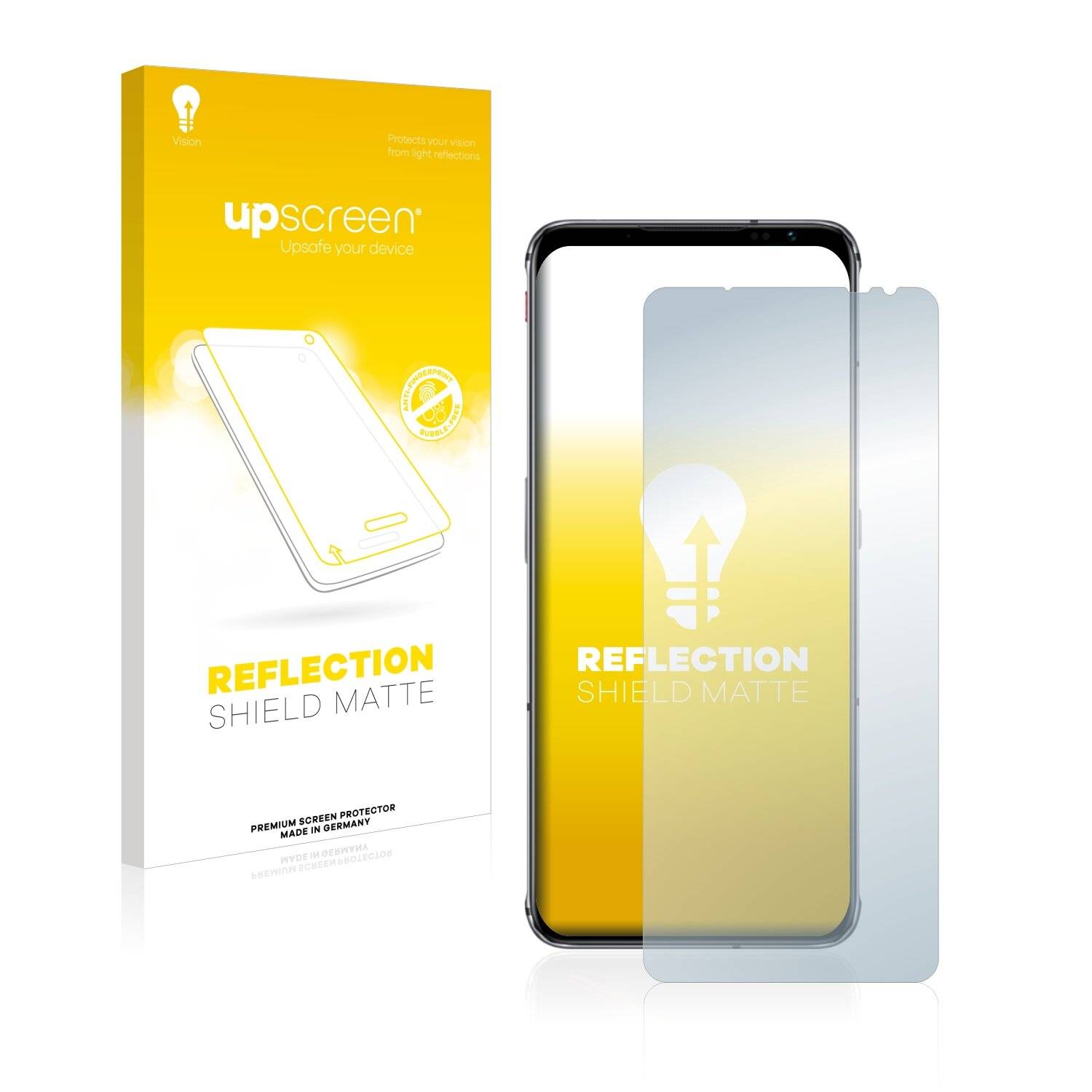 upscreen Reflection Shield Matte Premium Displayschutzfolie für ZTE Nubia Red Magic 6s