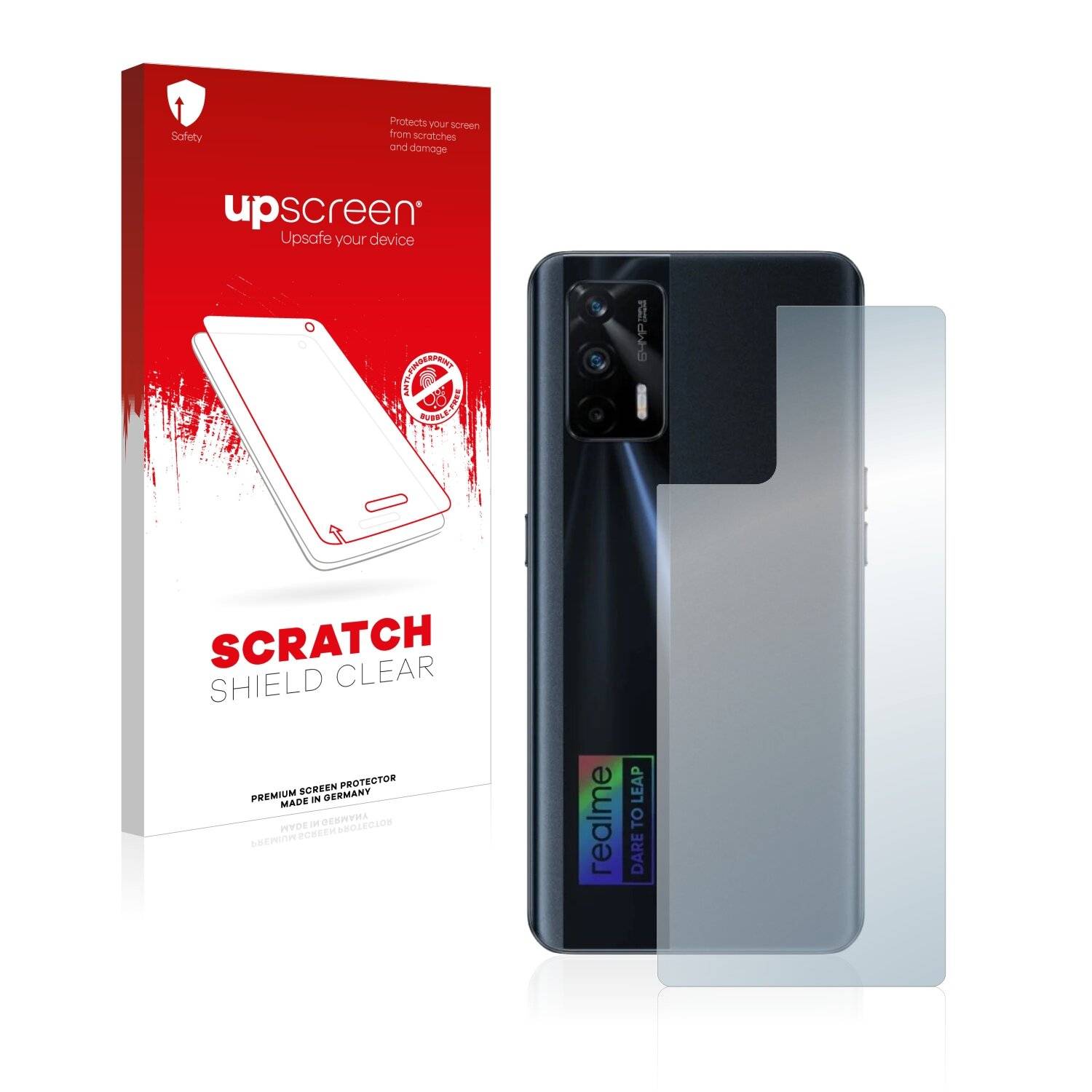 upscreen Scratch Shield Clear Premium Displayschutzfolie für Realme X7 Max 5G