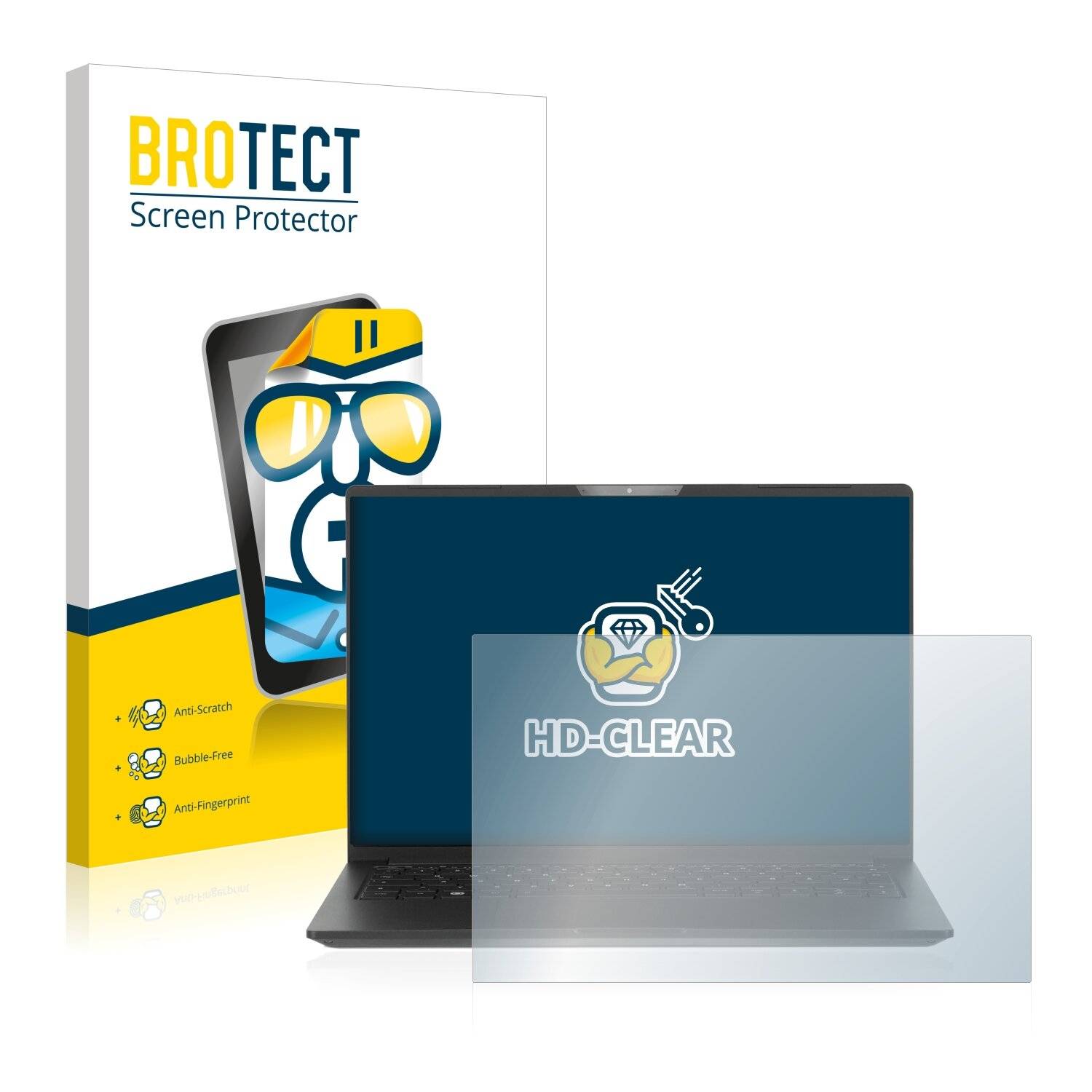 BROTECT HD-Clear Displayschutzfolie für Tuxedo InfinityBook Pro