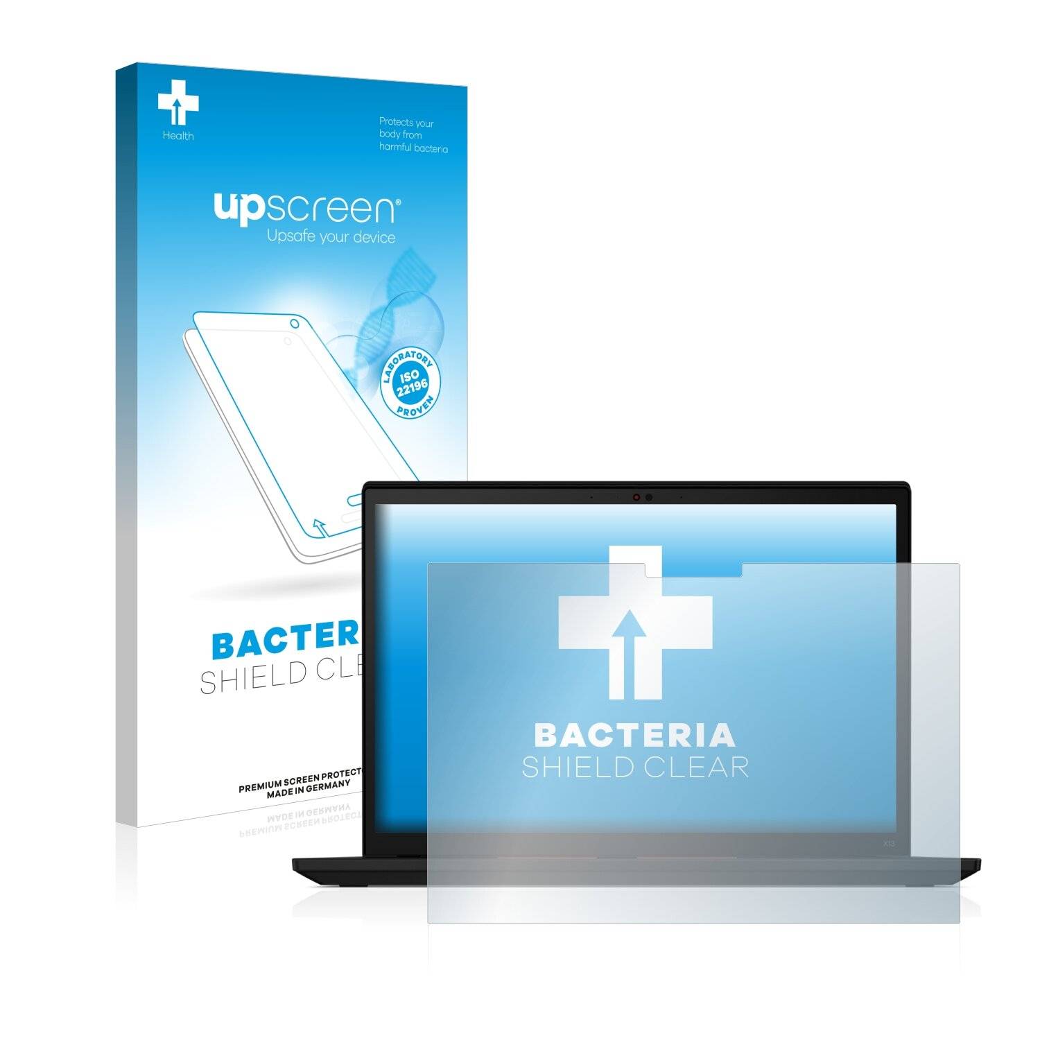 upscreen Bacteria Shield Clear Premium Antibakterielle Displayschutzfolie für Lenovo