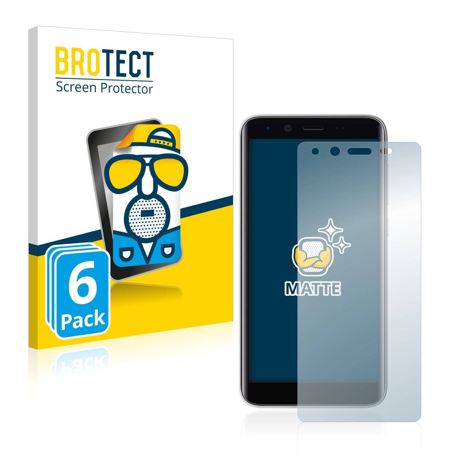 6x BROTECT Matte Displayschutzfolie für Emporia Smart 3 mini - Entspiegelt,