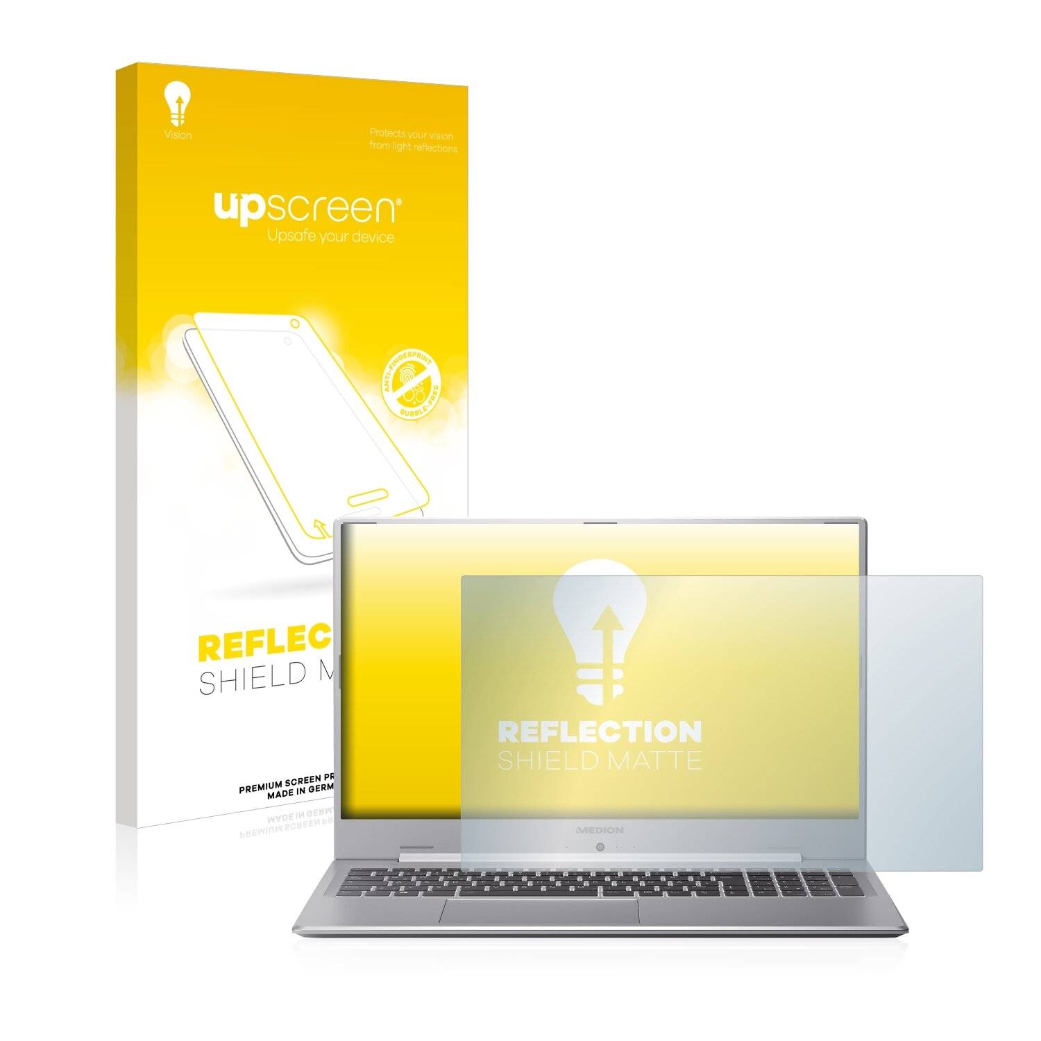 upscreen Reflection Shield Matte Premium Displayschutzfolie für Medion Akoya