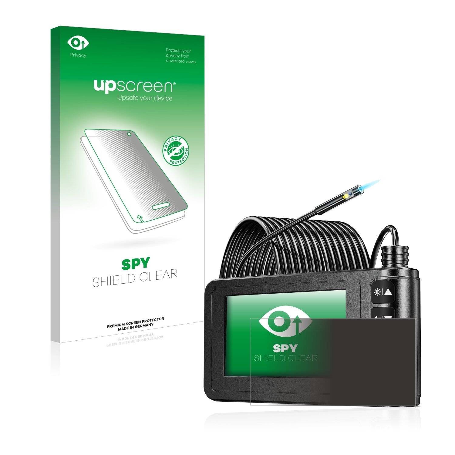 upscreen Spy Shield Clear Premium Blickschutzfolie für Toscido
