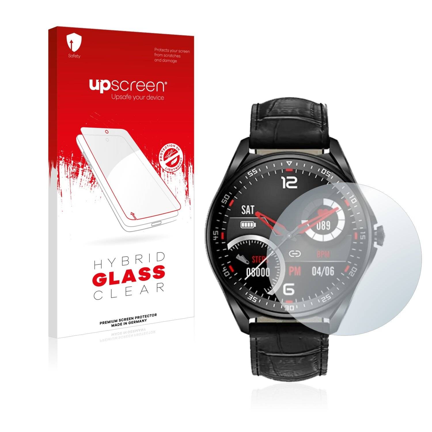 upscreen Hybrid Glass Clear Premium Schutzglas Folie für Bakeey