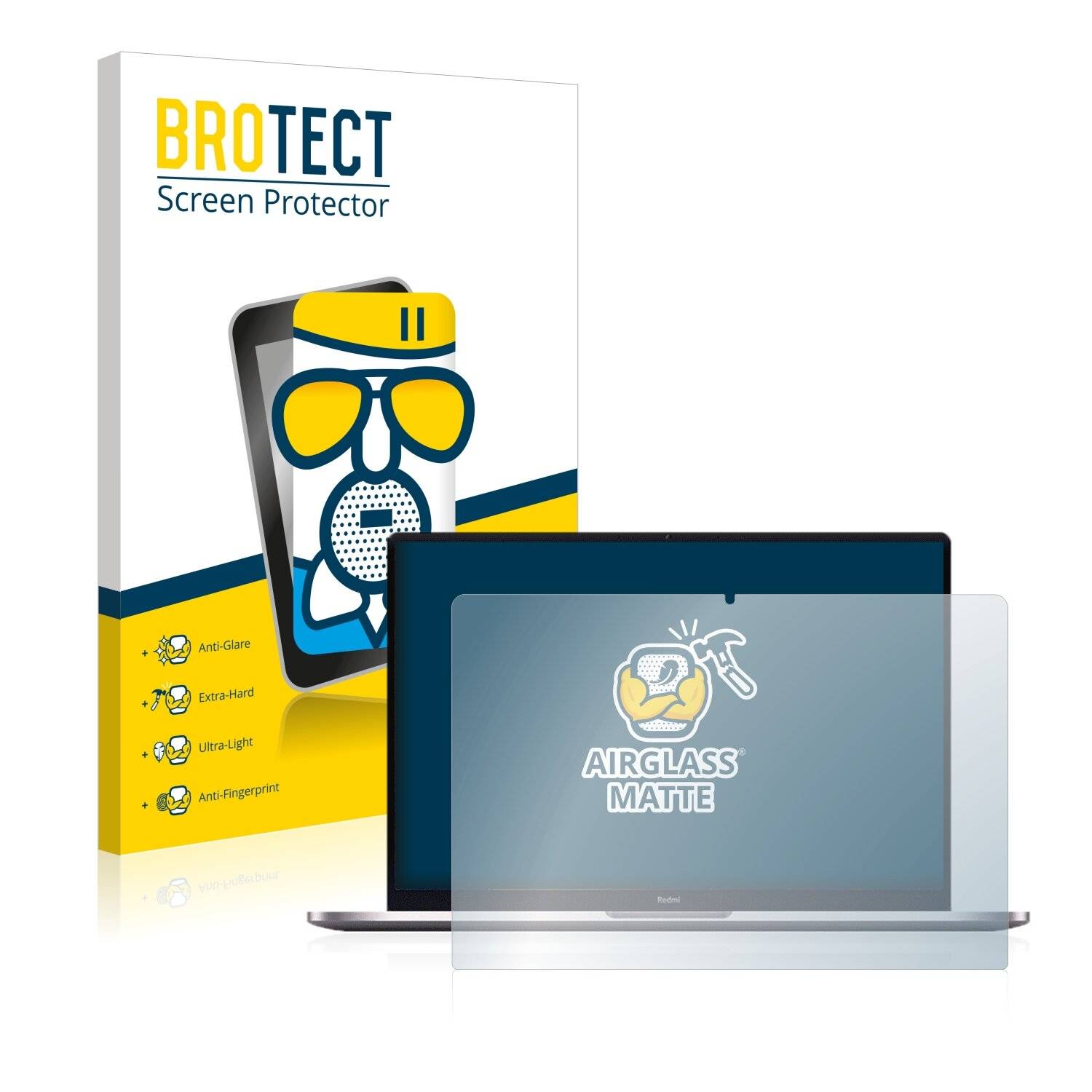 BROTECT AirGlass Matte Schutzglas Folie für Xiaomi RedmiBook Pro 14