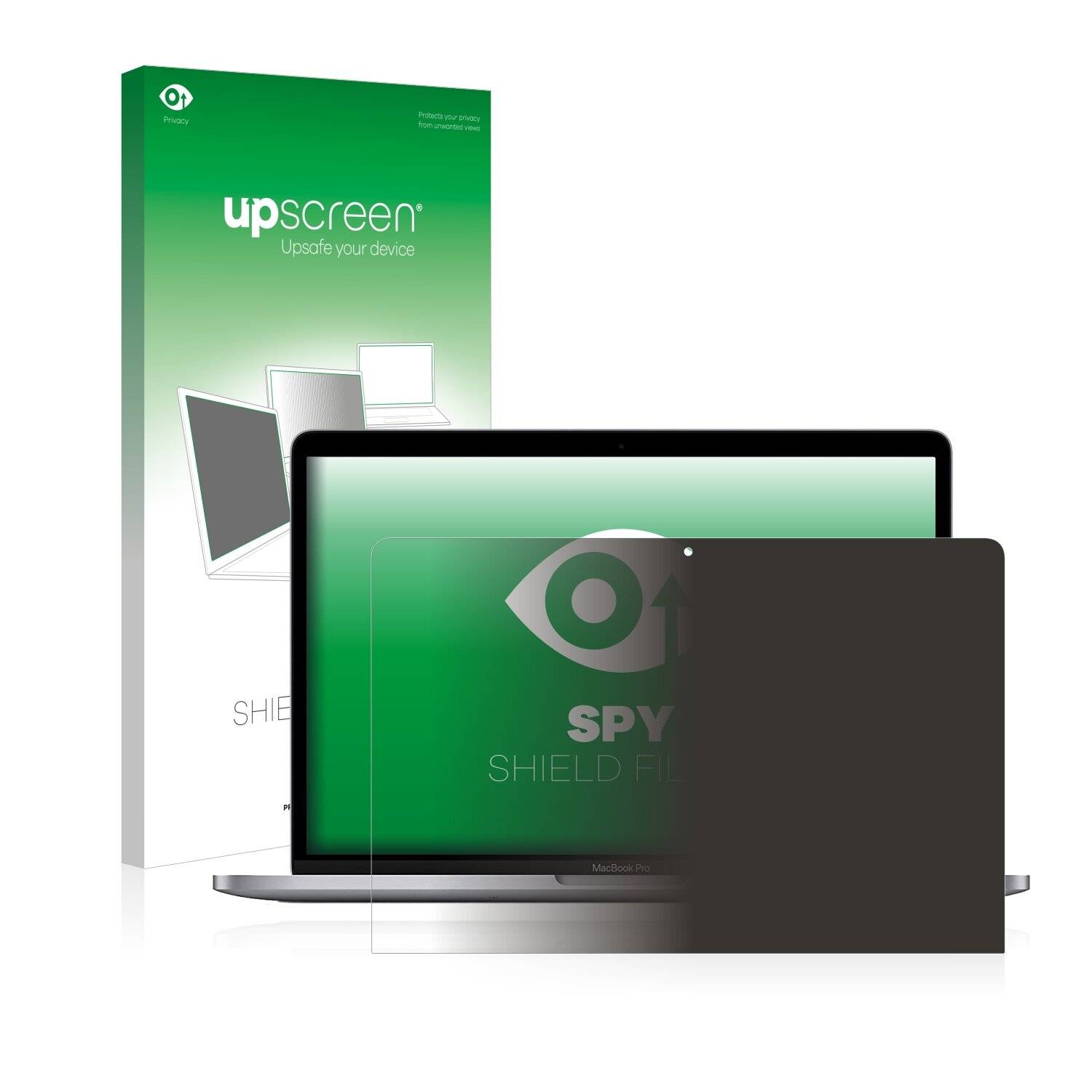 upscreen Spy Shield Filter Premium Blickschutzfilter für Apple MacBook Pro M1 13