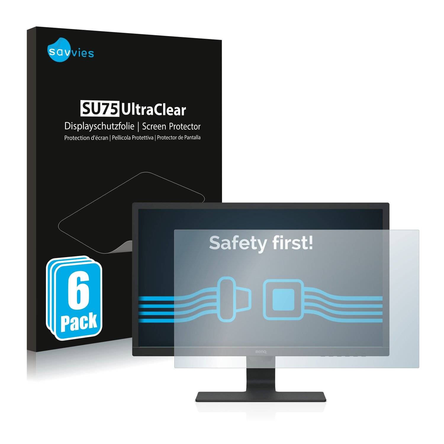 6x Savvies SU75 Displayschutzfolie für Motorola Edge 20