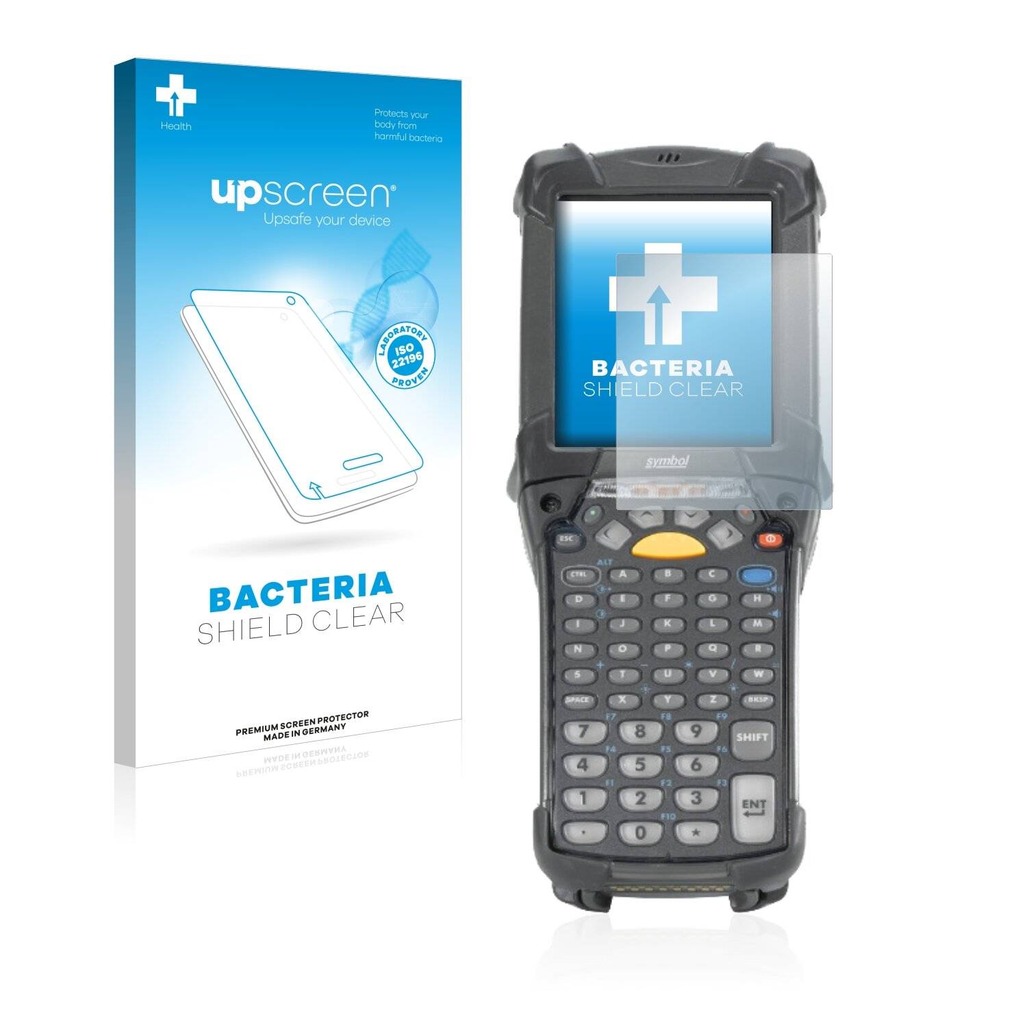 upscreen Bacteria Shield Clear Premium Antibakterielle Displayschutzfolie für Zebra
