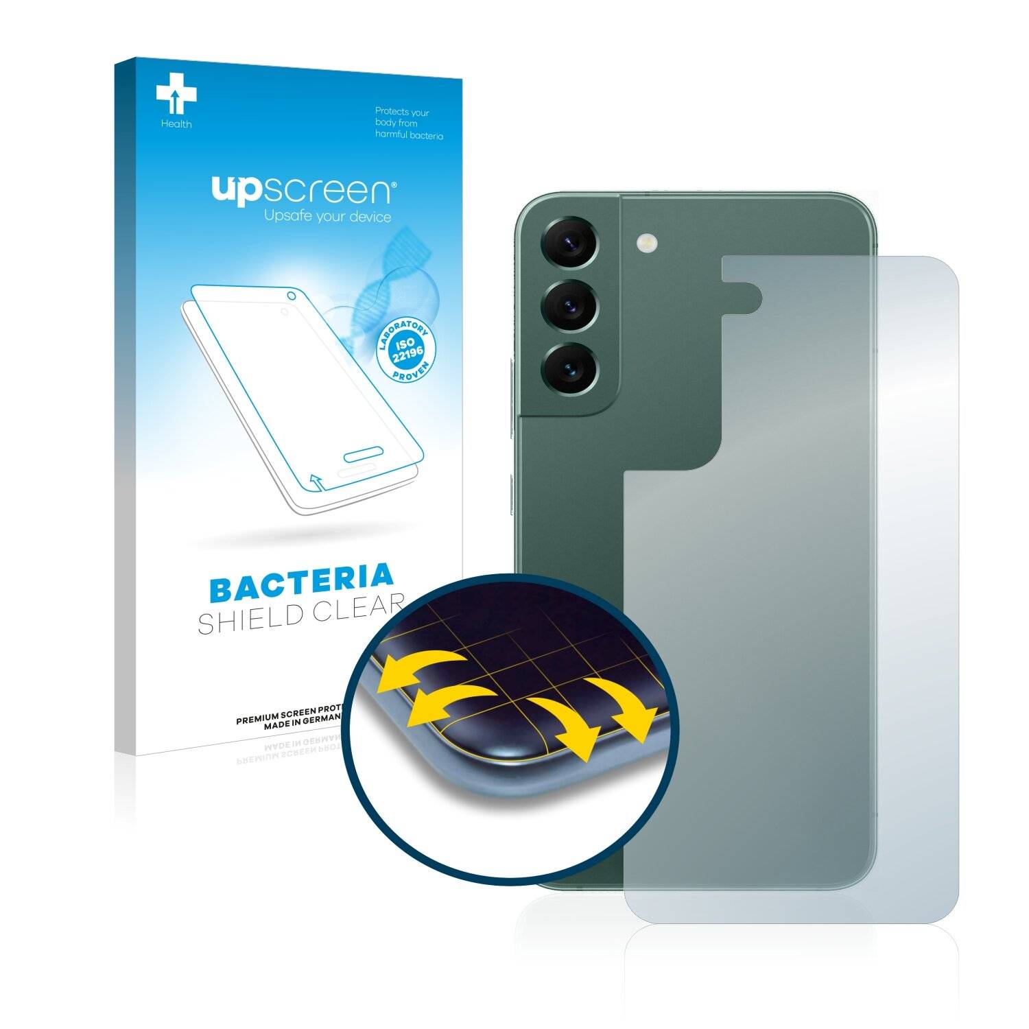 upscreen Bacteria Shield Clear Premium Antibakterielle Displayschutzfolie für Xtrons