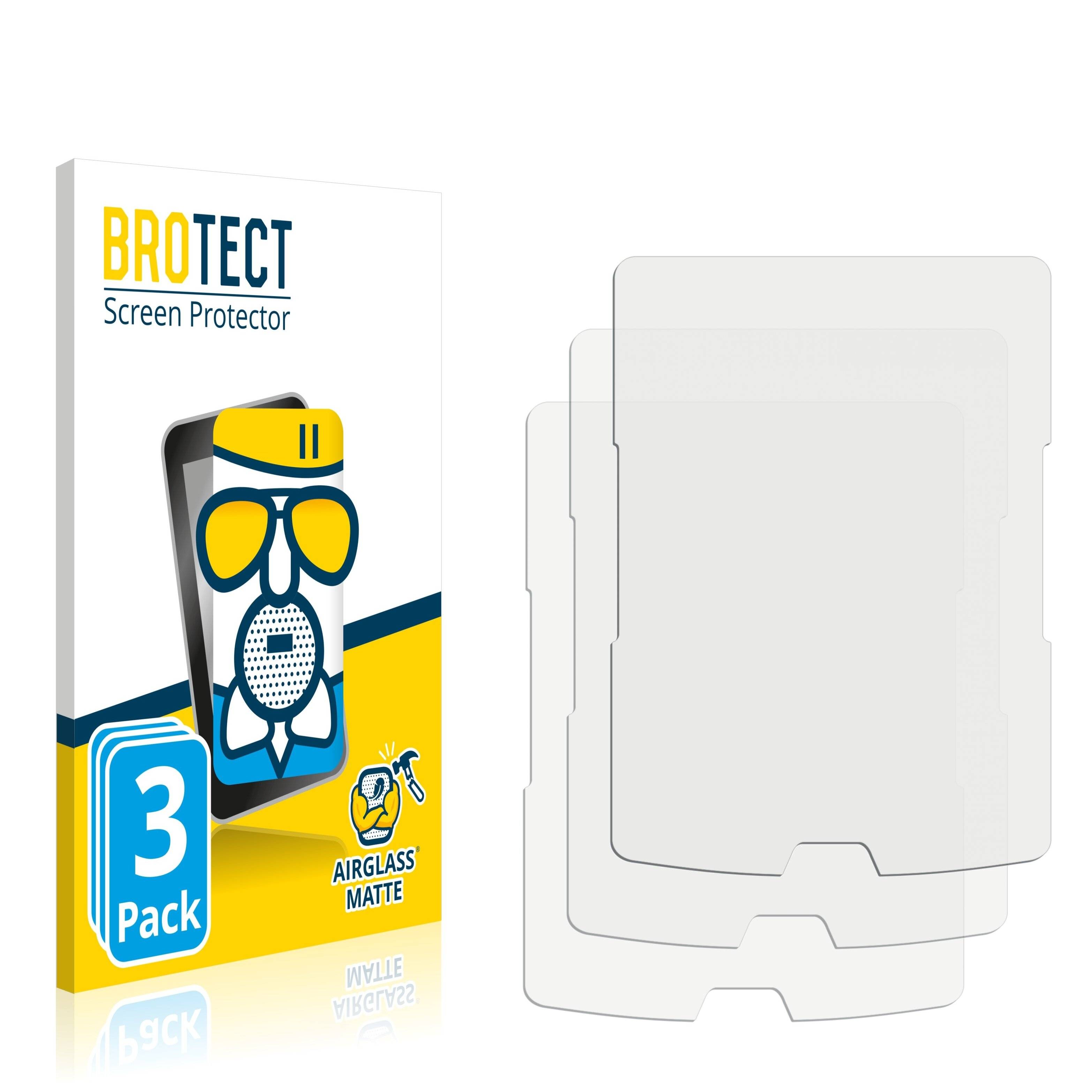 3x BROTECT AirGlass Matte Schutzglas Folie für inkBook Calypso