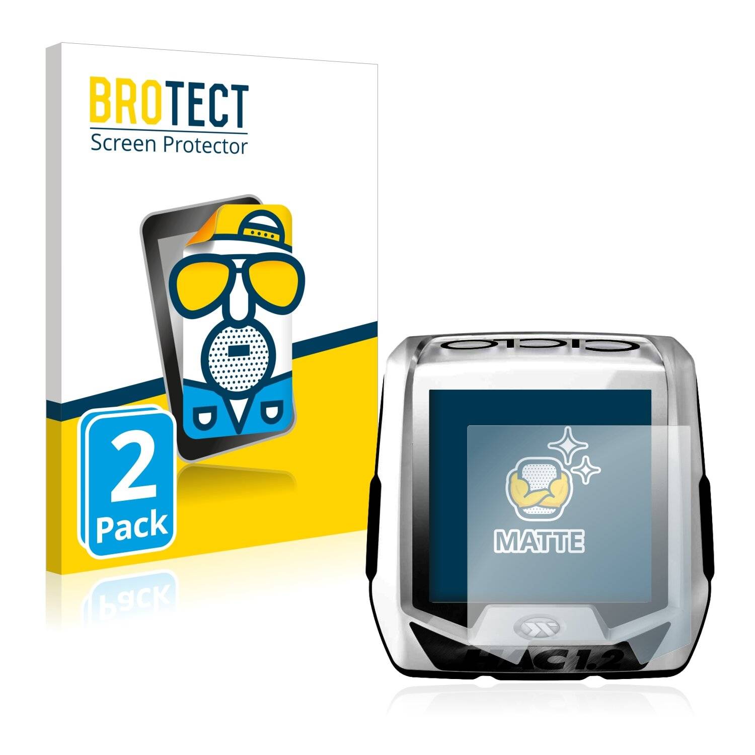 2x BROTECT Matte Displayschutzfolie für Ciclo HAC 1.2 - Entspiegelt,