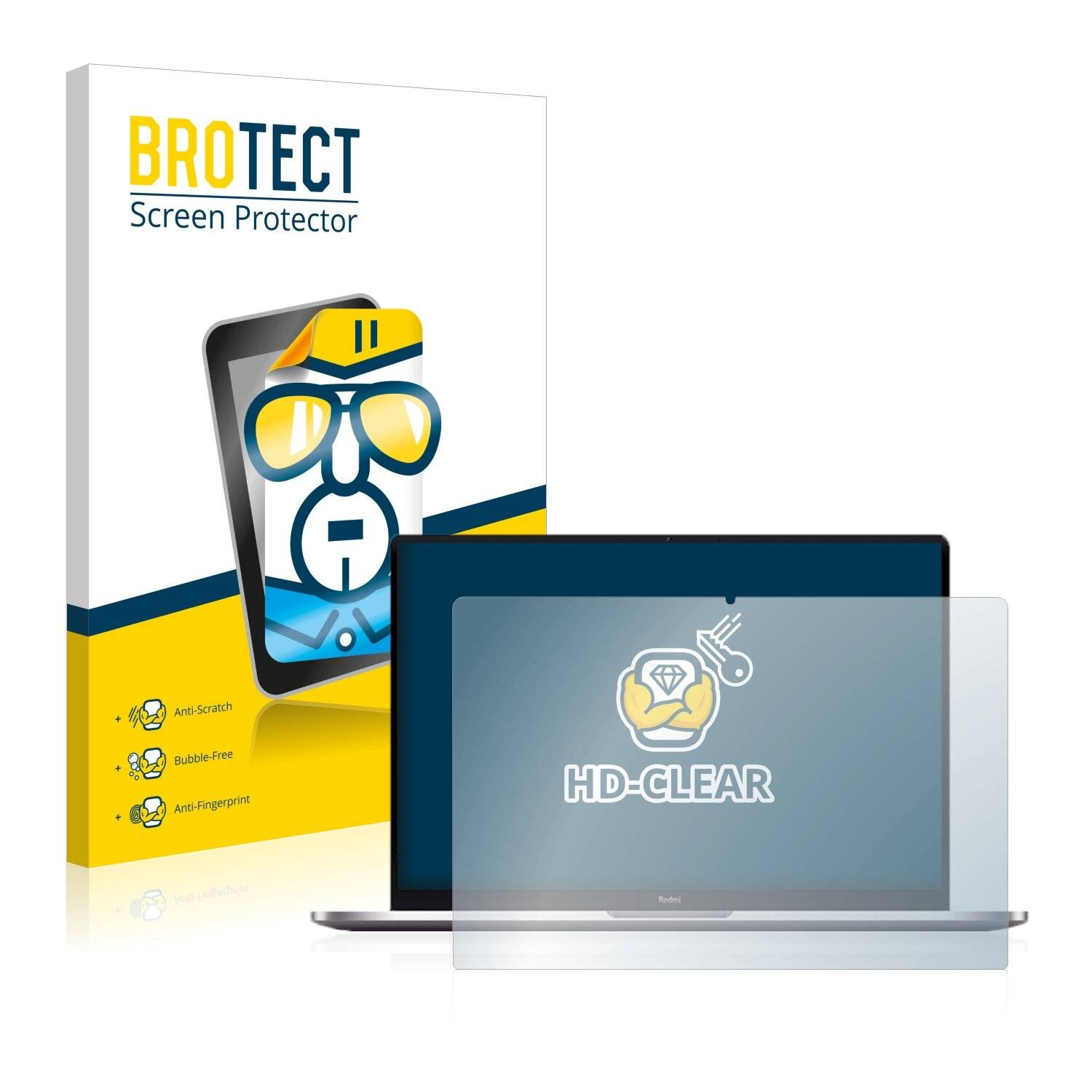 BROTECT HD-Clear Displayschutzfolie für Xiaomi RedmiBook Pro 15