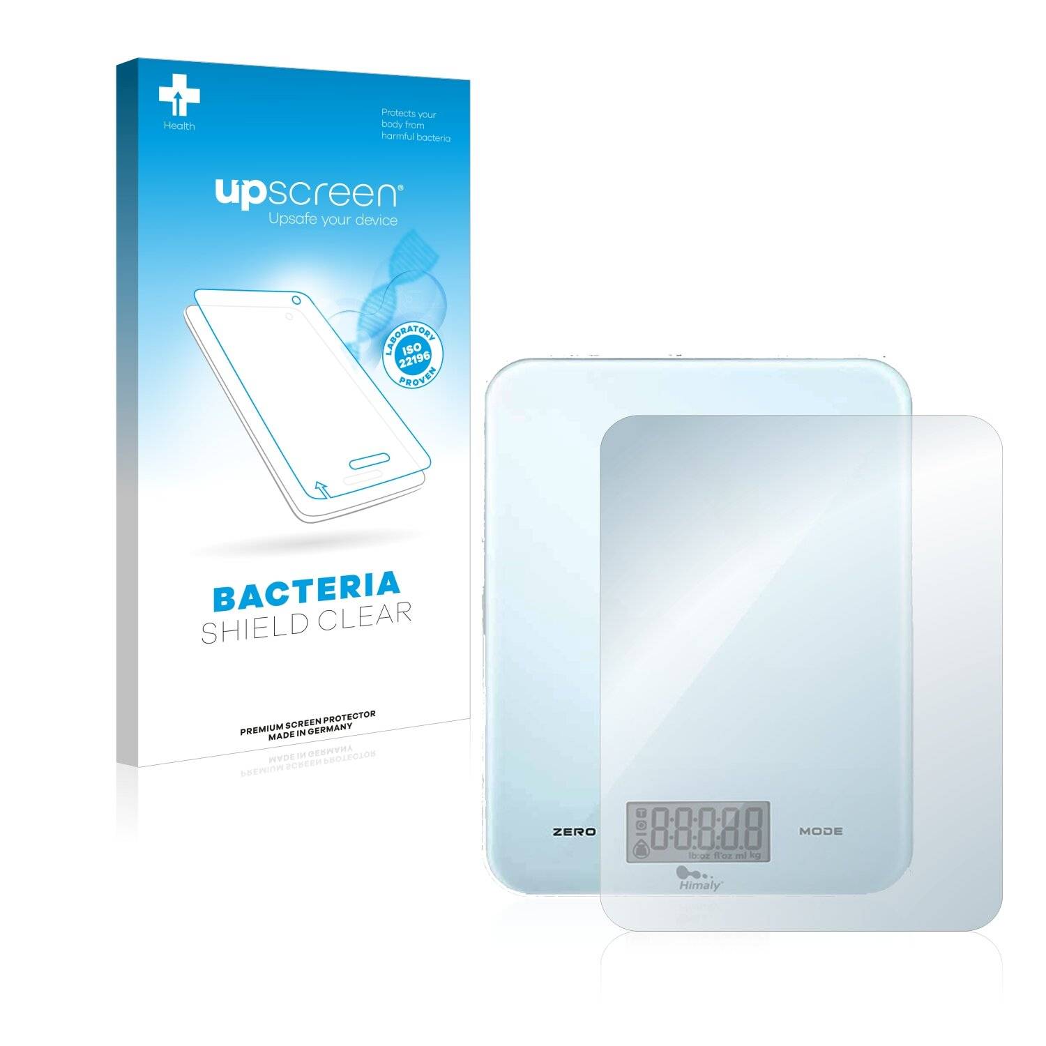 upscreen Bacteria Shield Clear Premium Antibakterielle Displayschutzfolie für Himlay X1296