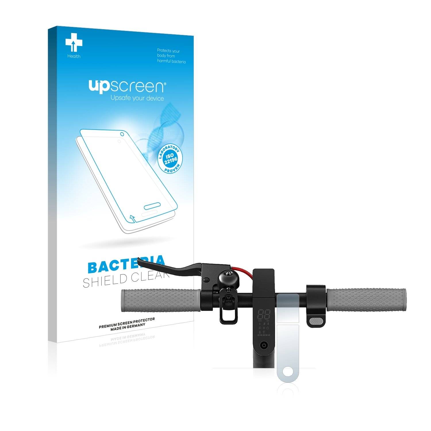 upscreen Bacteria Shield Clear Premium Antibakterielle Displayschutzfolie für Xiaomi Mi