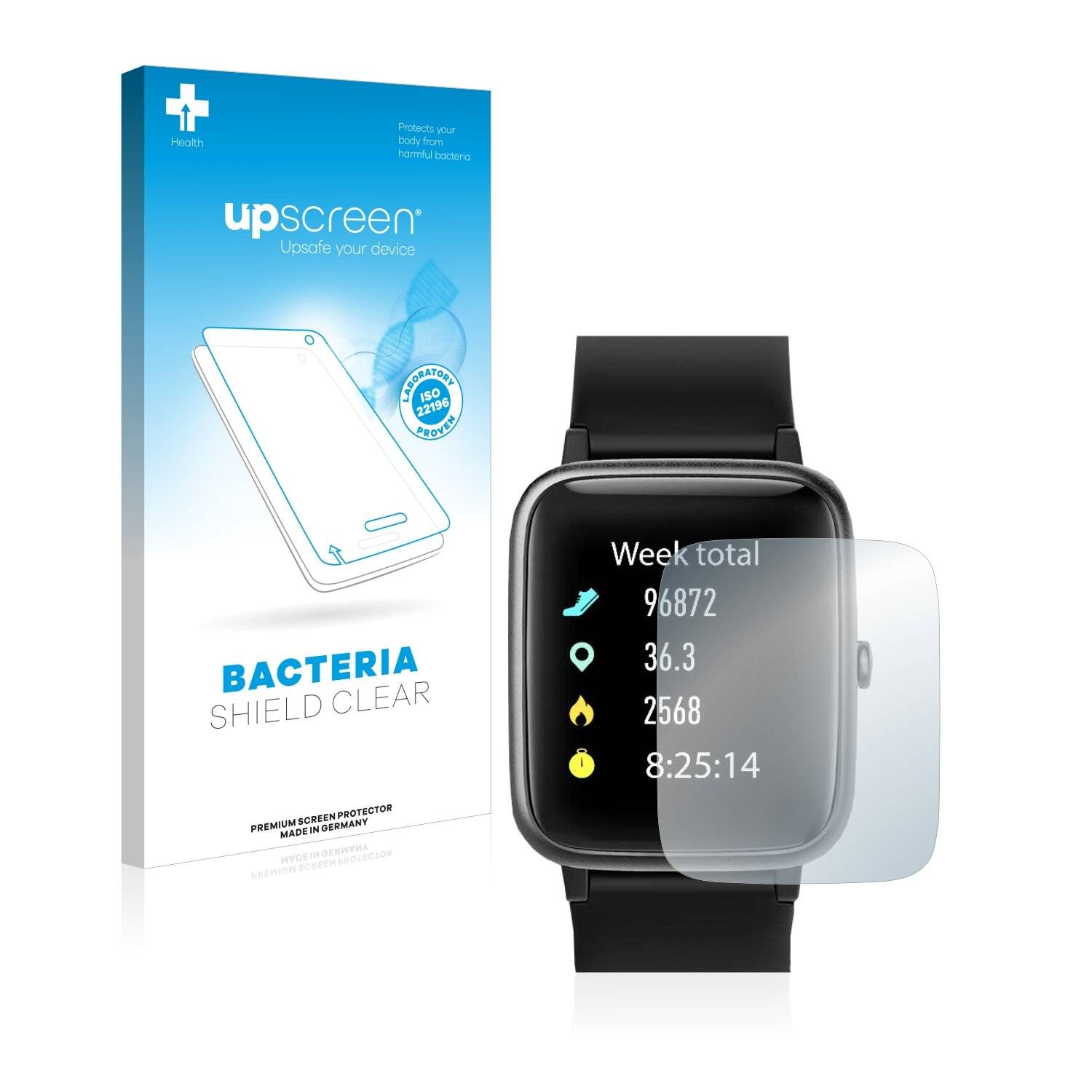 upscreen Bacteria Shield Clear Premium Antibakterielle Displayschutzfolie für GRDE