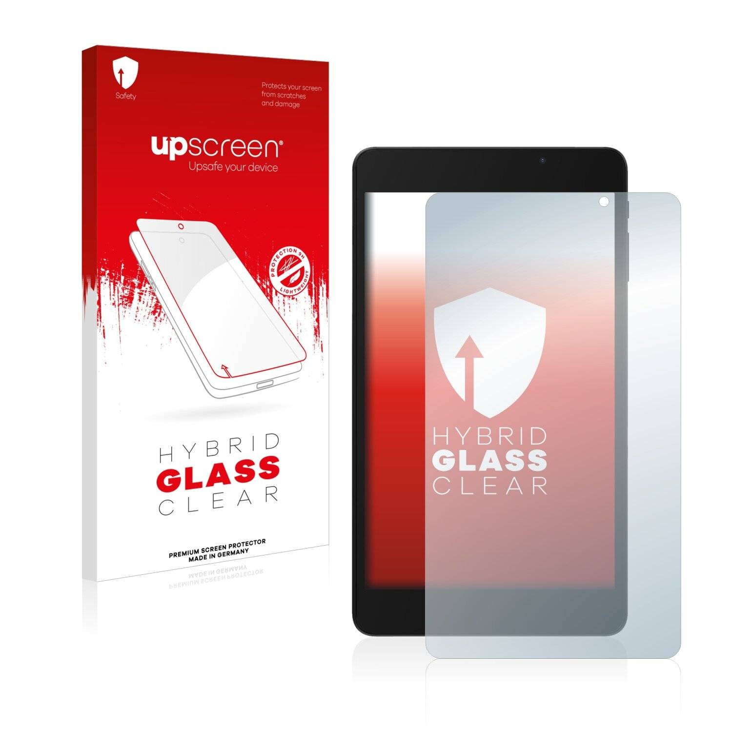 upscreen Hybrid Glass Clear Premium Schutzglas Folie für Alldocube iPlay