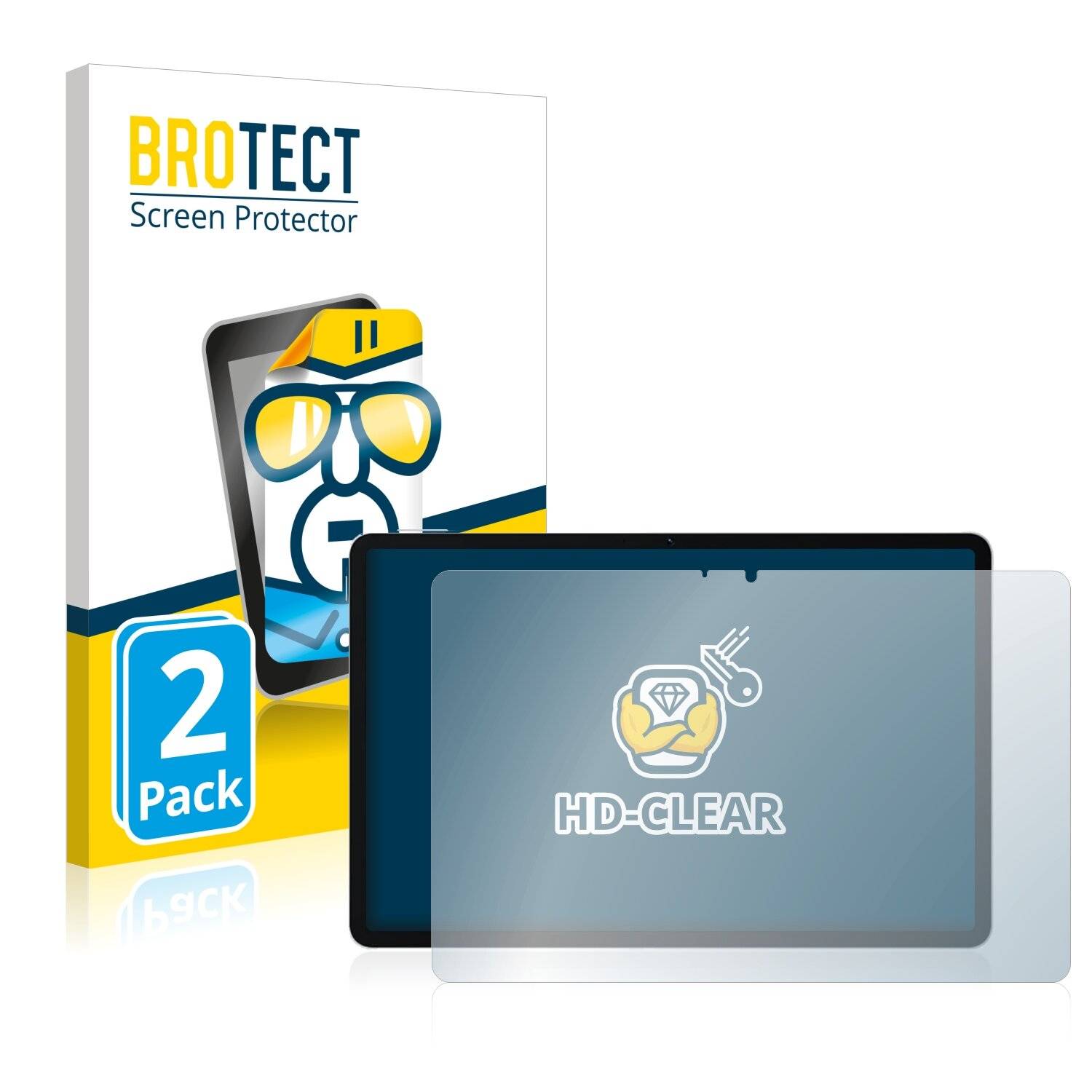 2x BROTECT HD-Clear Displayschutzfolie für Honor Pad V7