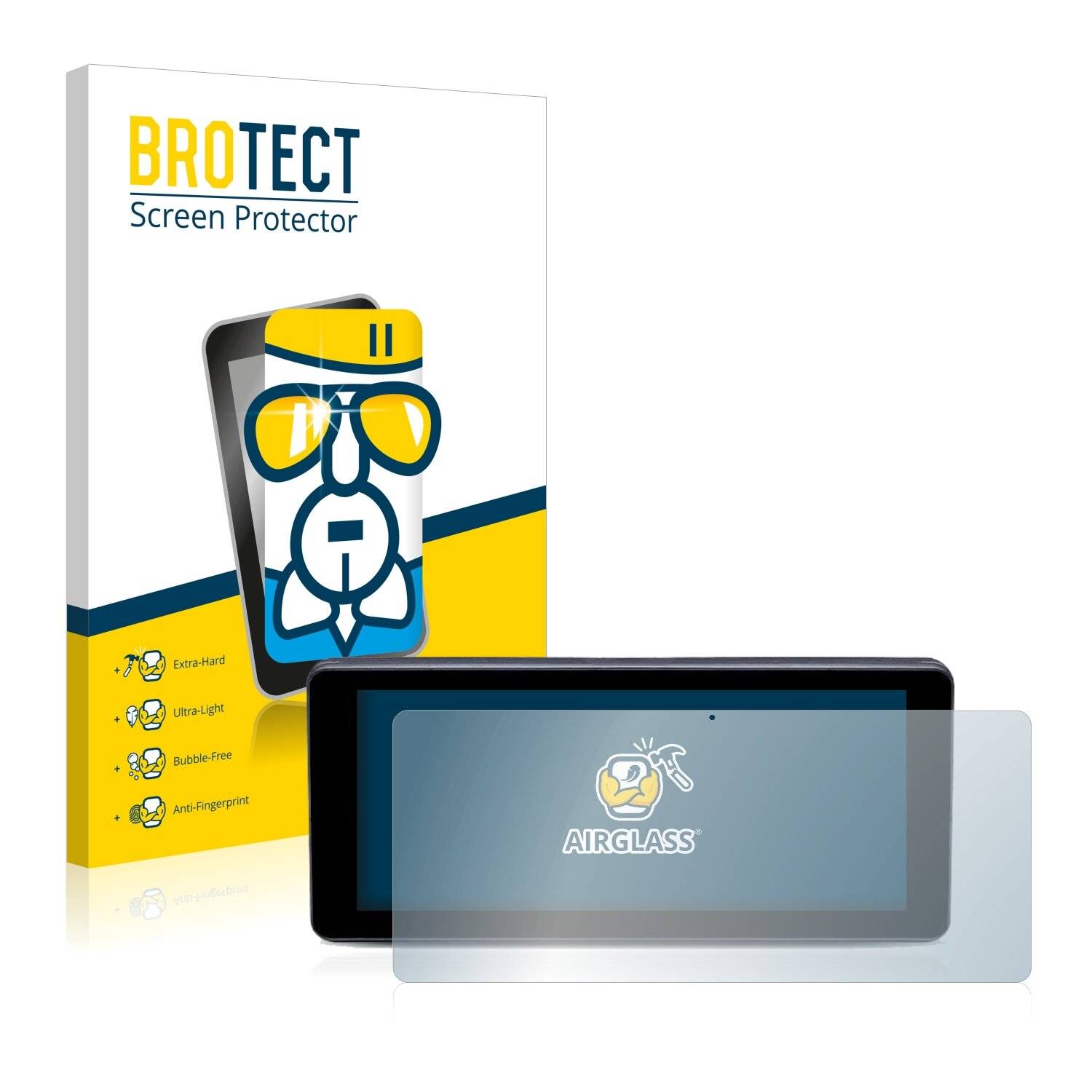 BROTECT AirGlass Schutzglas Folie für Hansshow Carplay Dashboard