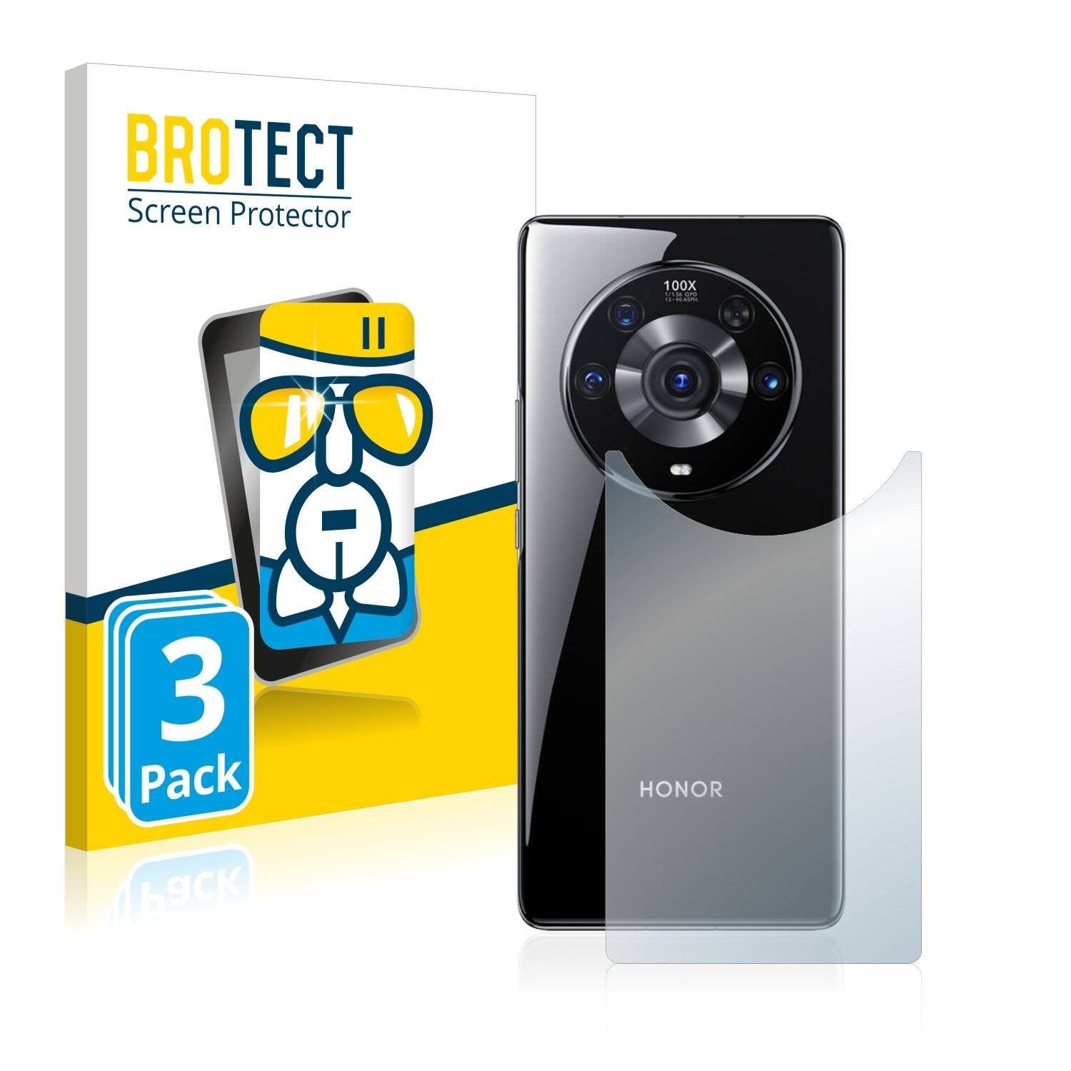 3x BROTECT AirGlass Schutzglas Folie für Honor Magic 3