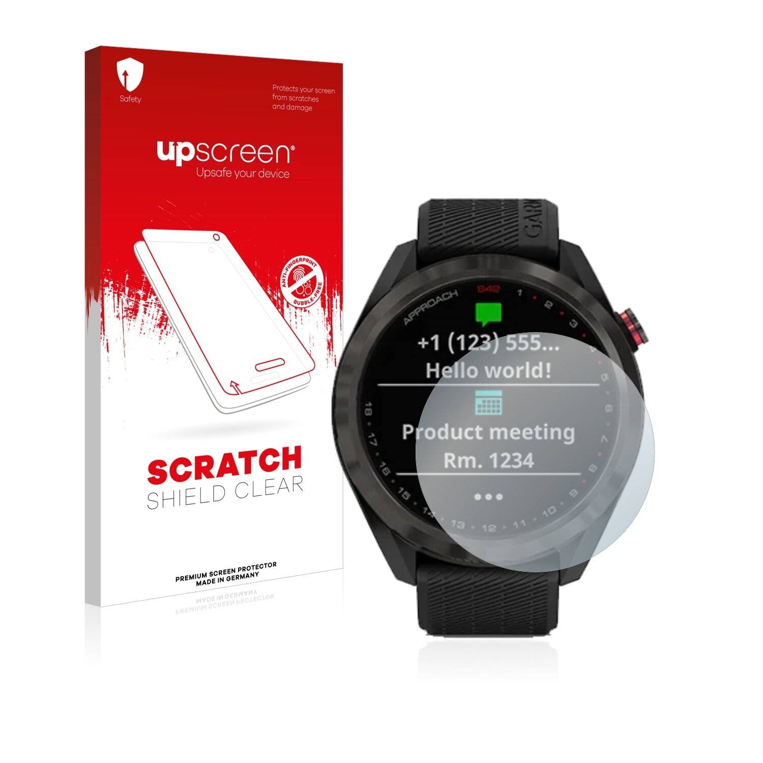 upscreen Scratch Shield Clear Premium Displayschutzfolie für Garmin Approach