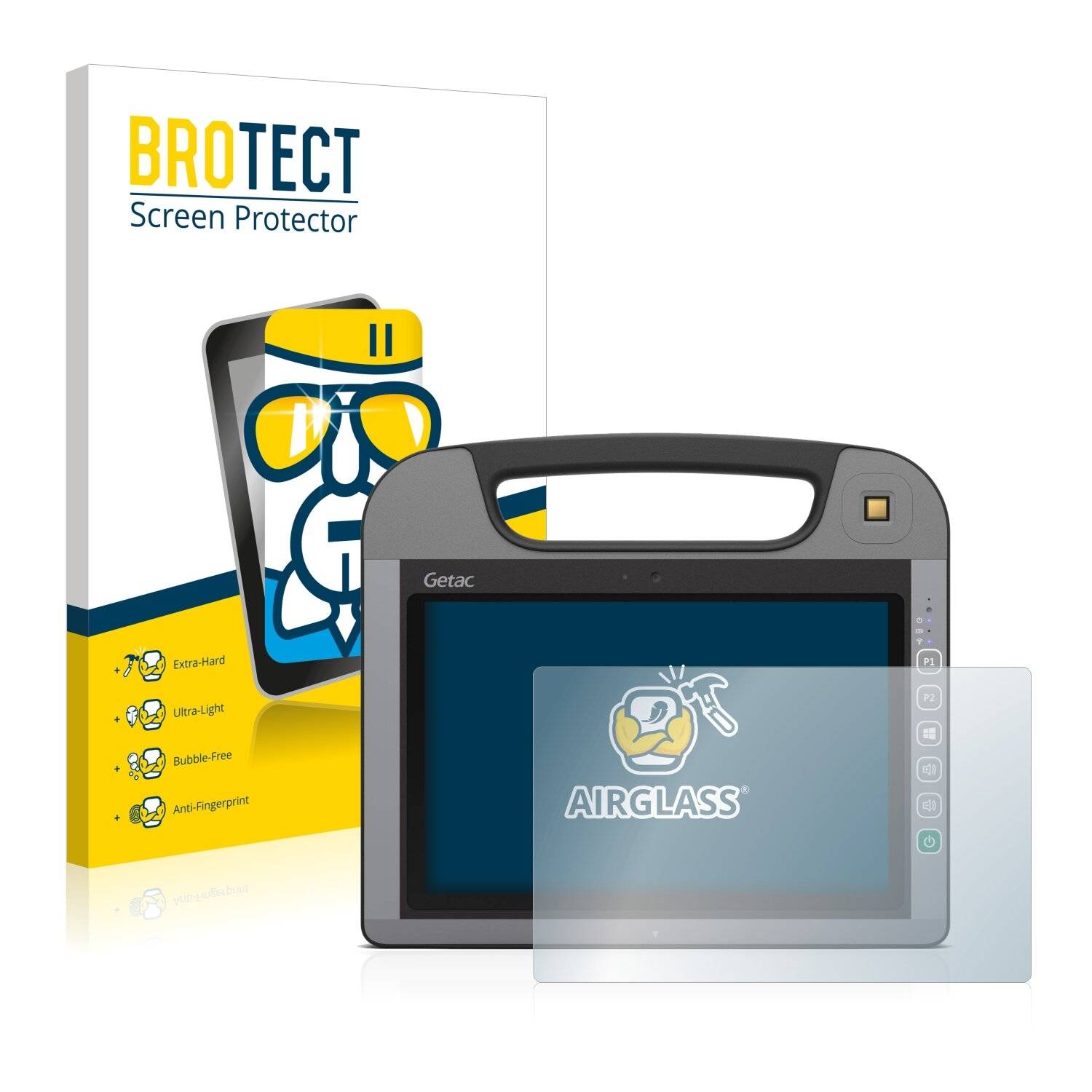 BROTECT AirGlass Schutzglas Folie für Getac