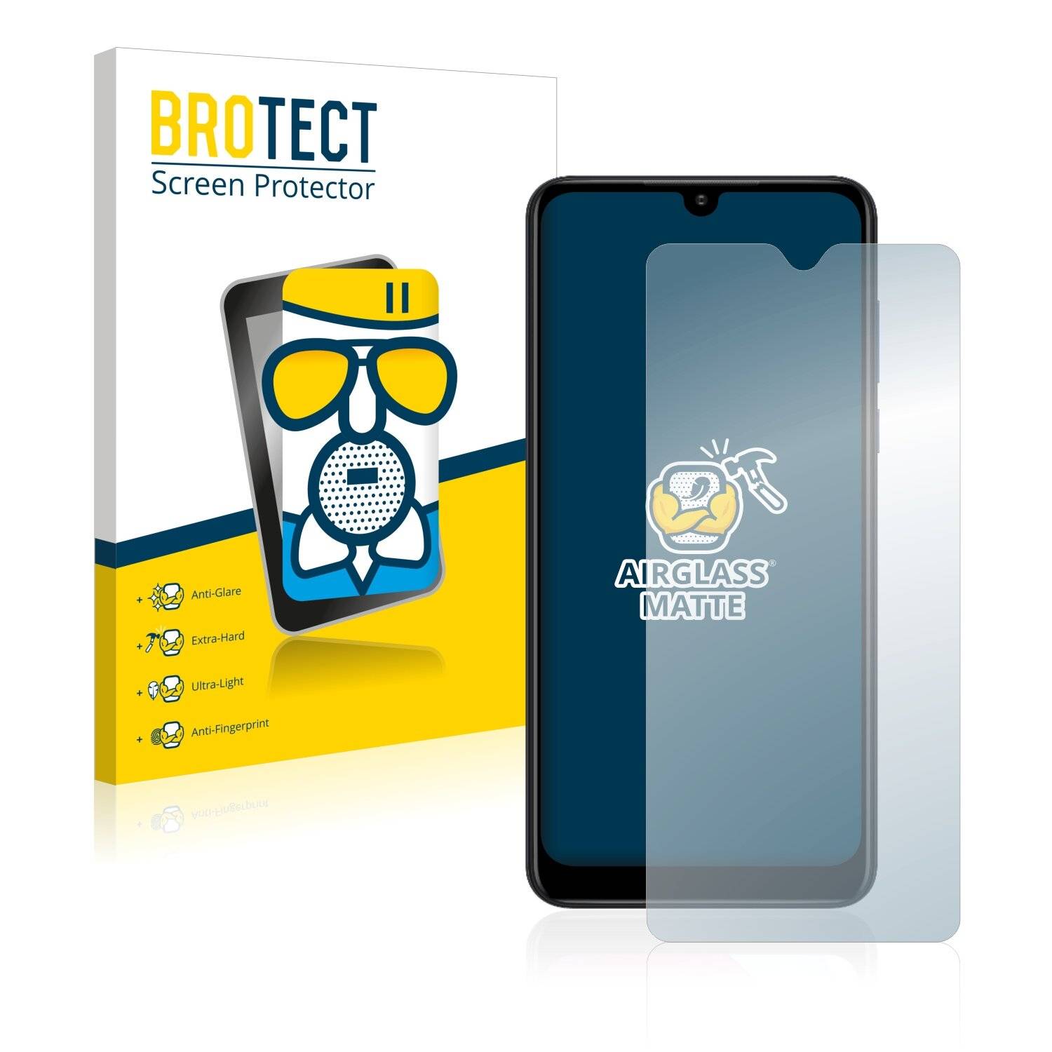 BROTECT AirGlass Matte Schutzglas Folie für Motorola Moto G