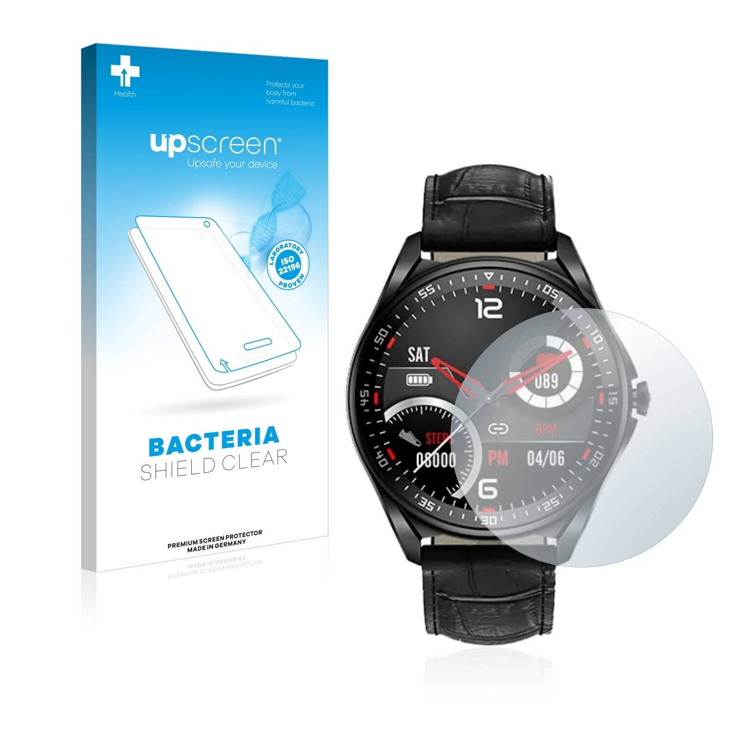 upscreen Bacteria Shield Clear Premium Antibakterielle Displayschutzfolie für Bakeey