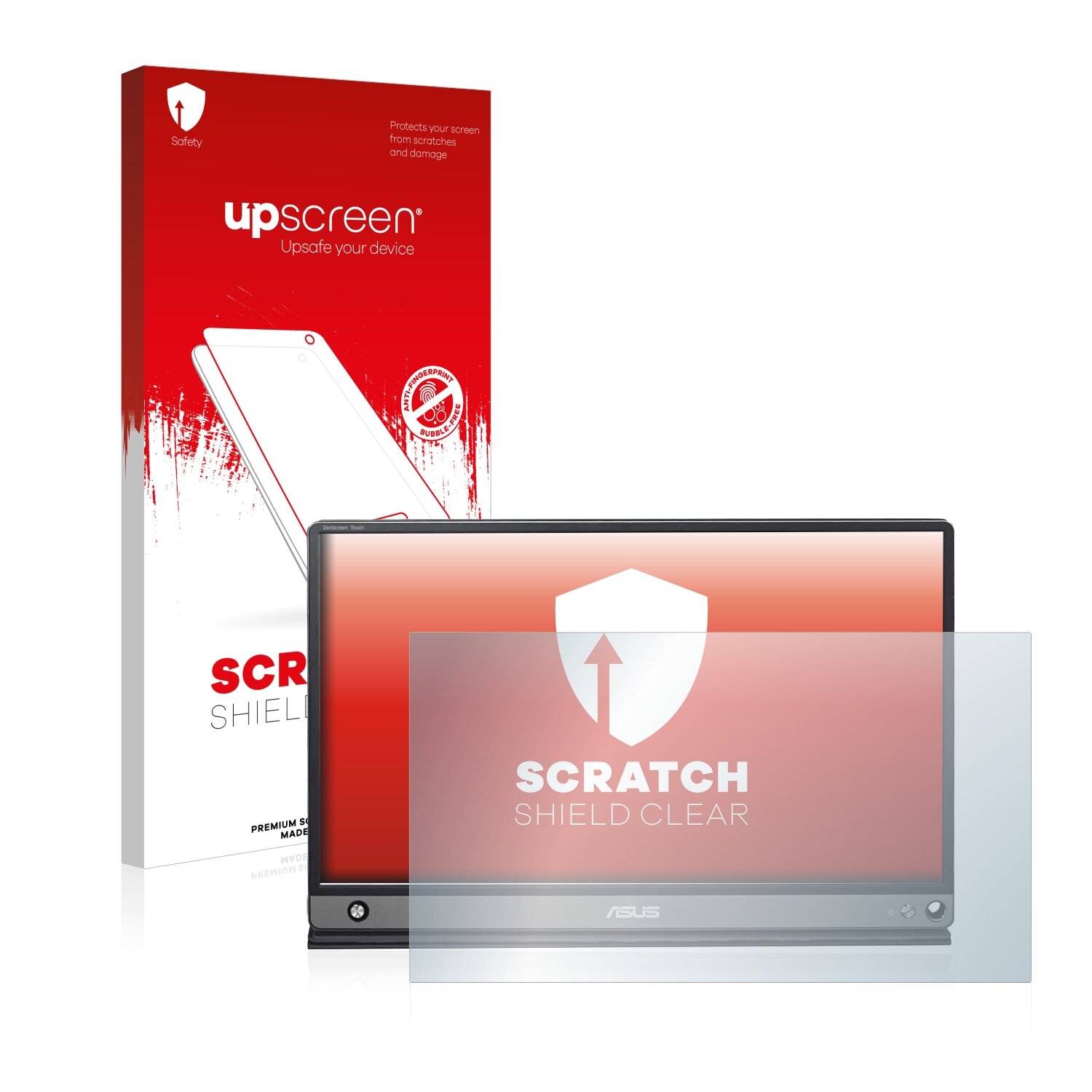 upscreen Scratch Shield Clear Premium Displayschutzfolie für Asus ZenScreen