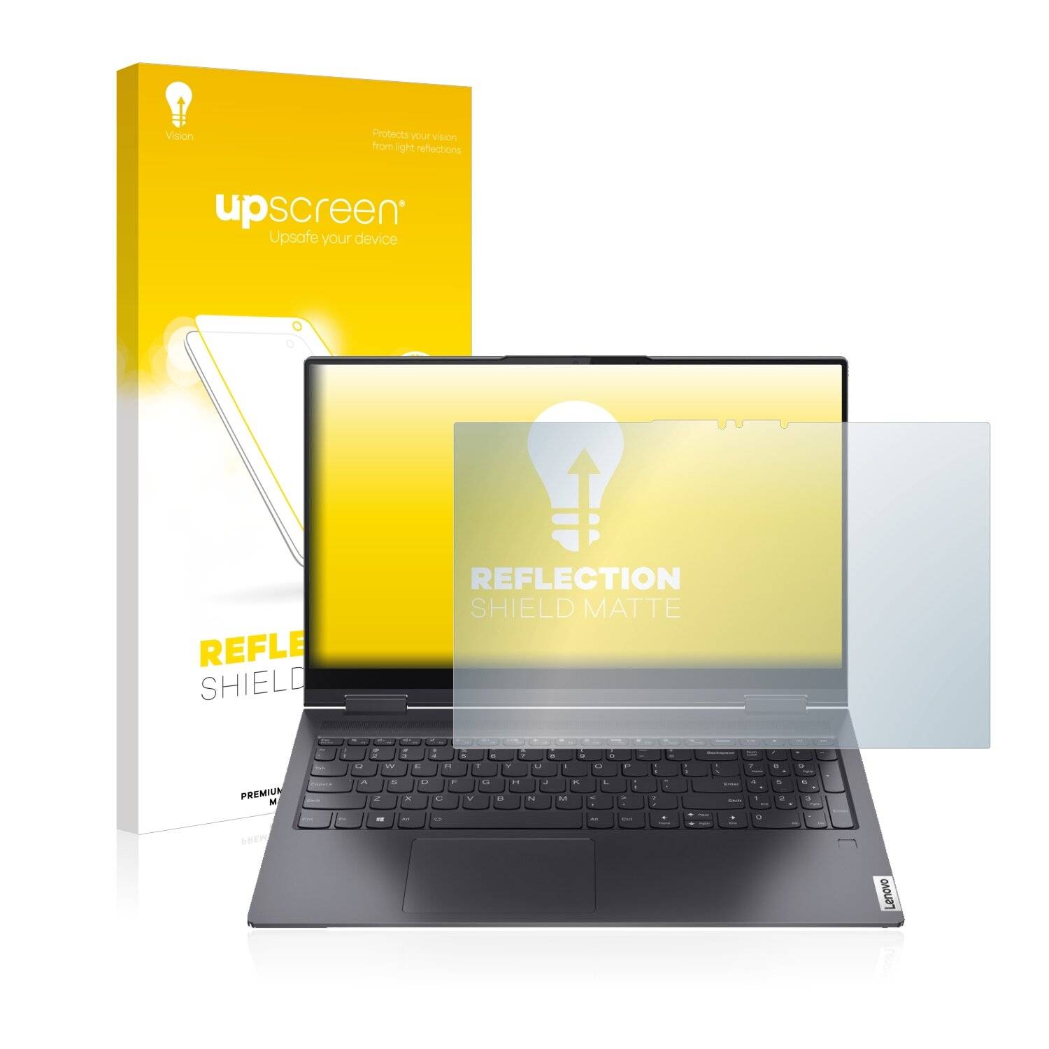 upscreen Reflection Shield Matte Premium Displayschutzfolie für Lenovo Campus Yoga