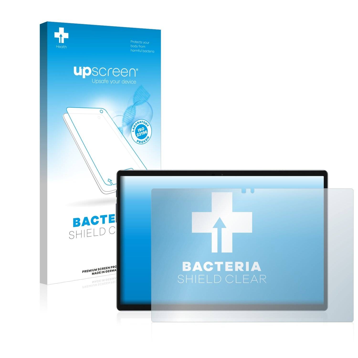 upscreen Bacteria Shield Clear Premium Antibakterielle Displayschutzfolie für Teclast M40