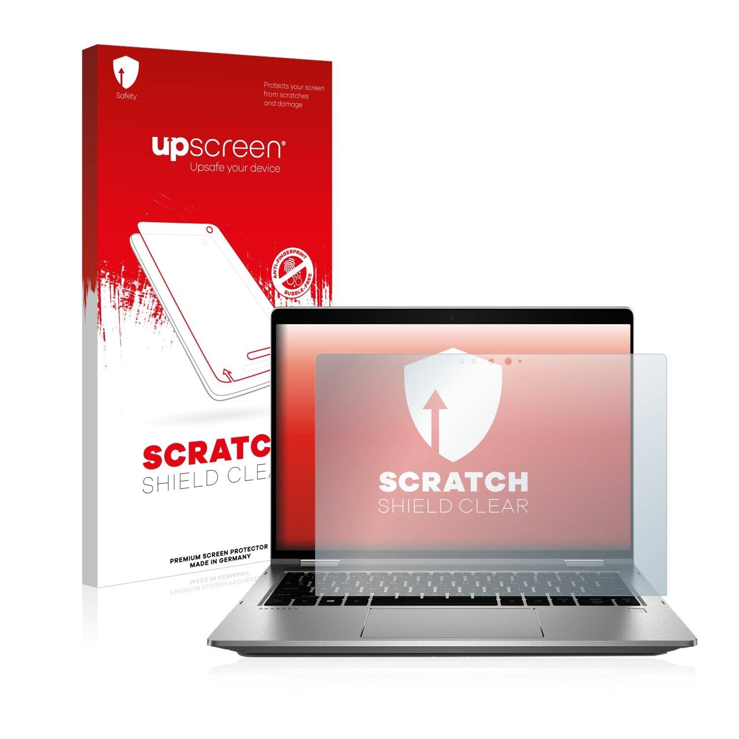 upscreen Scratch Shield Clear Premium Displayschutzfolie für HP Campus ProBook X360 435