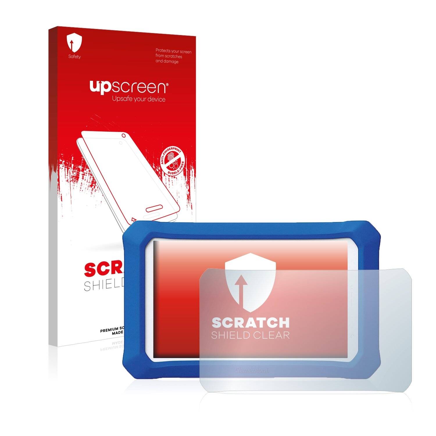 upscreen Scratch Shield Clear Premium Displayschutzfolie für Clementoni Clempad X
