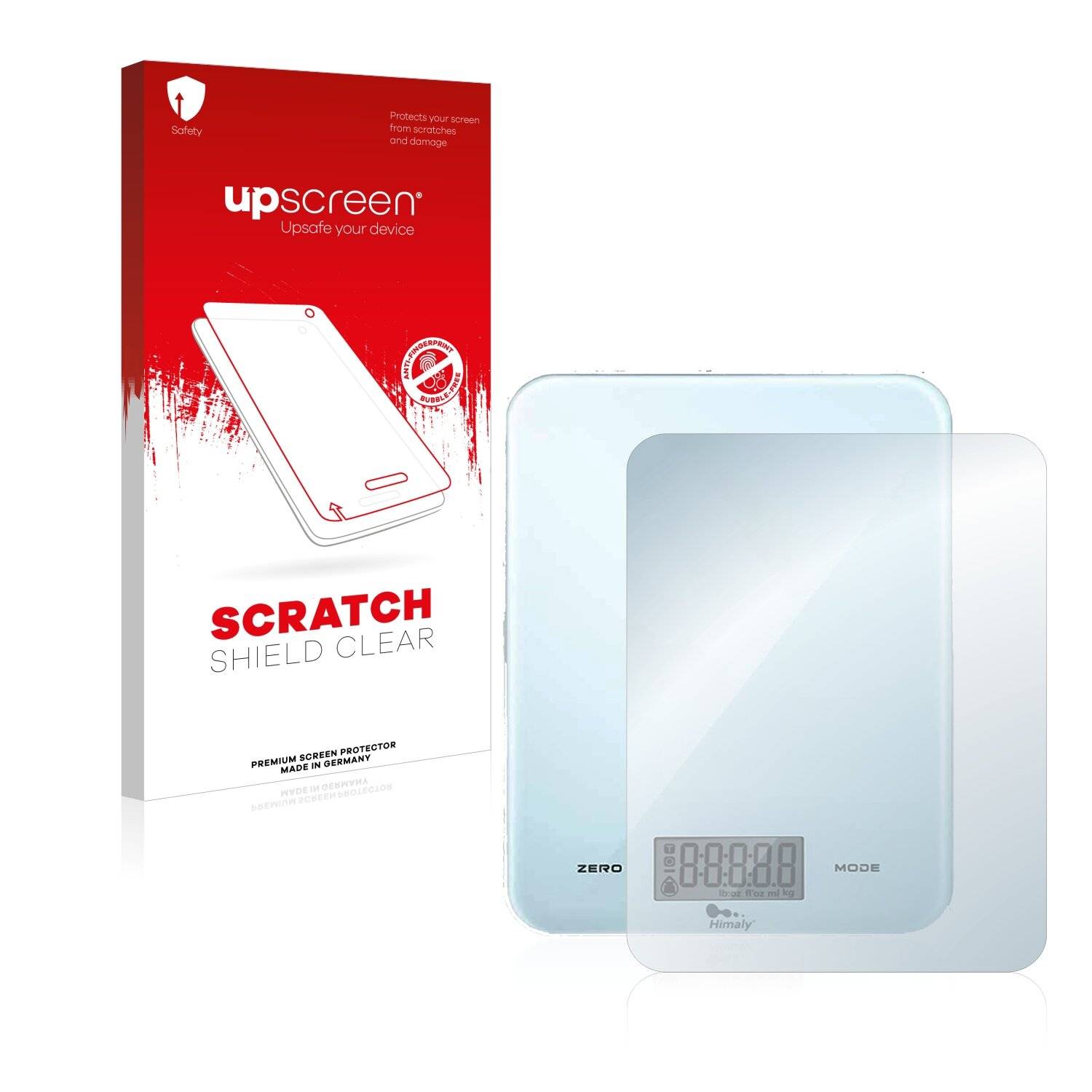 upscreen Scratch Shield Clear Premium Displayschutzfolie für Himlay X1296 Digital Kitchen