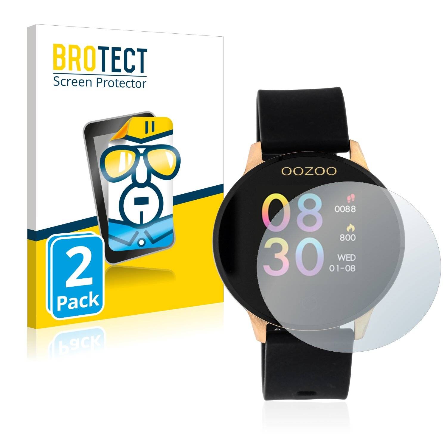 2x BROTECT HD-Clear Displayschutzfolie für Oozoo