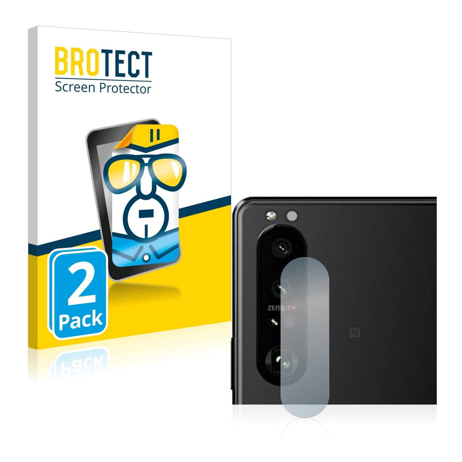 2x BROTECT HD-Clear Displayschutzfolie für Sony Xperia 5 III (NUR