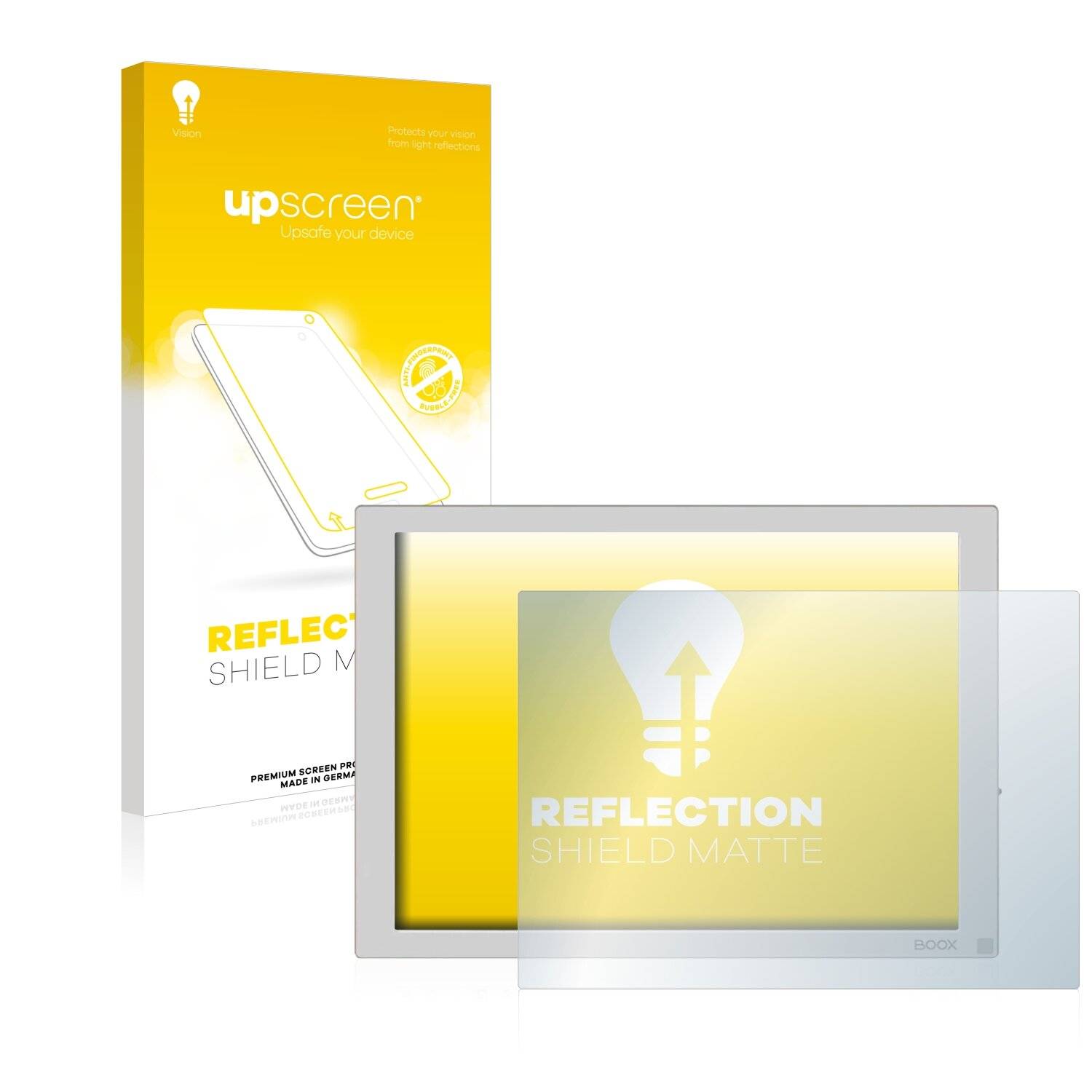 upscreen Reflection Shield Matte Premium Displayschutzfolie für Onyx Boox